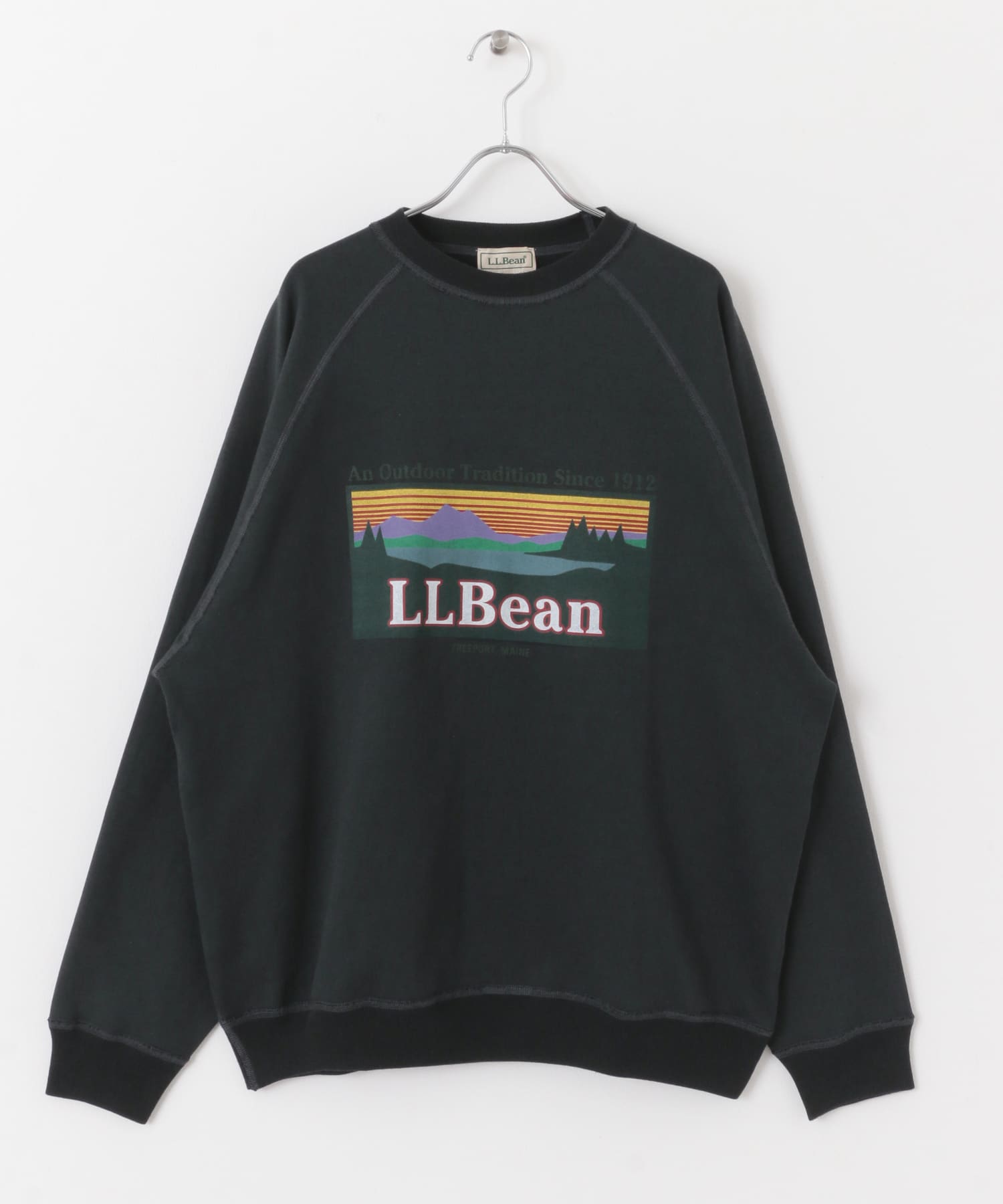 L.L.Bean JAPAN EDITION　Portage Crewneck Sweat D.Charcoal M