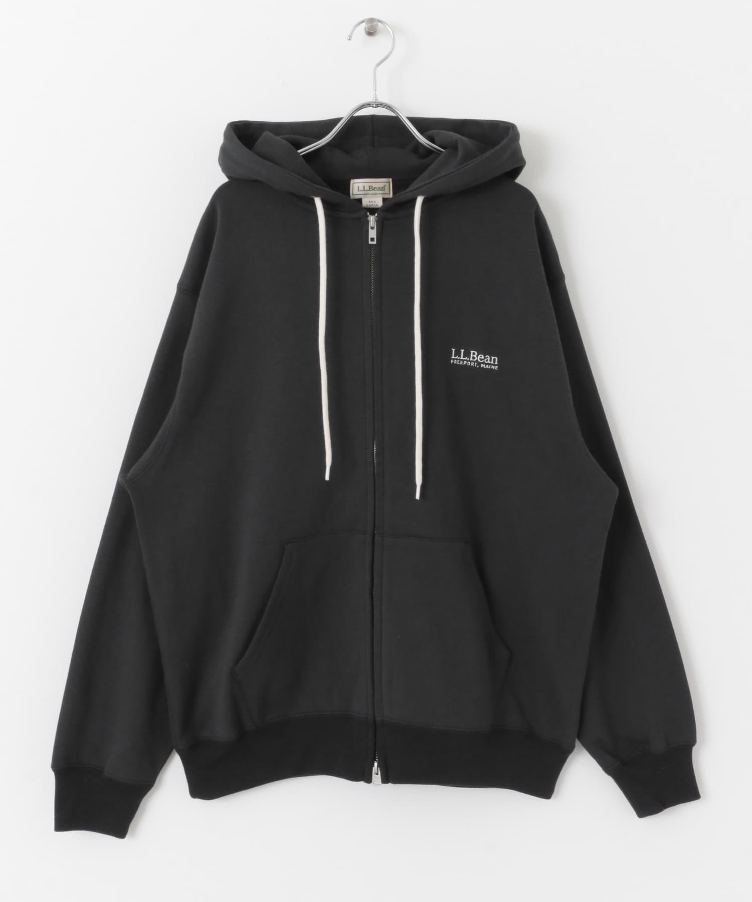 L.L.Bean JAPAN EDITION　PortageFullZipHoodedSweat D Charcoal M