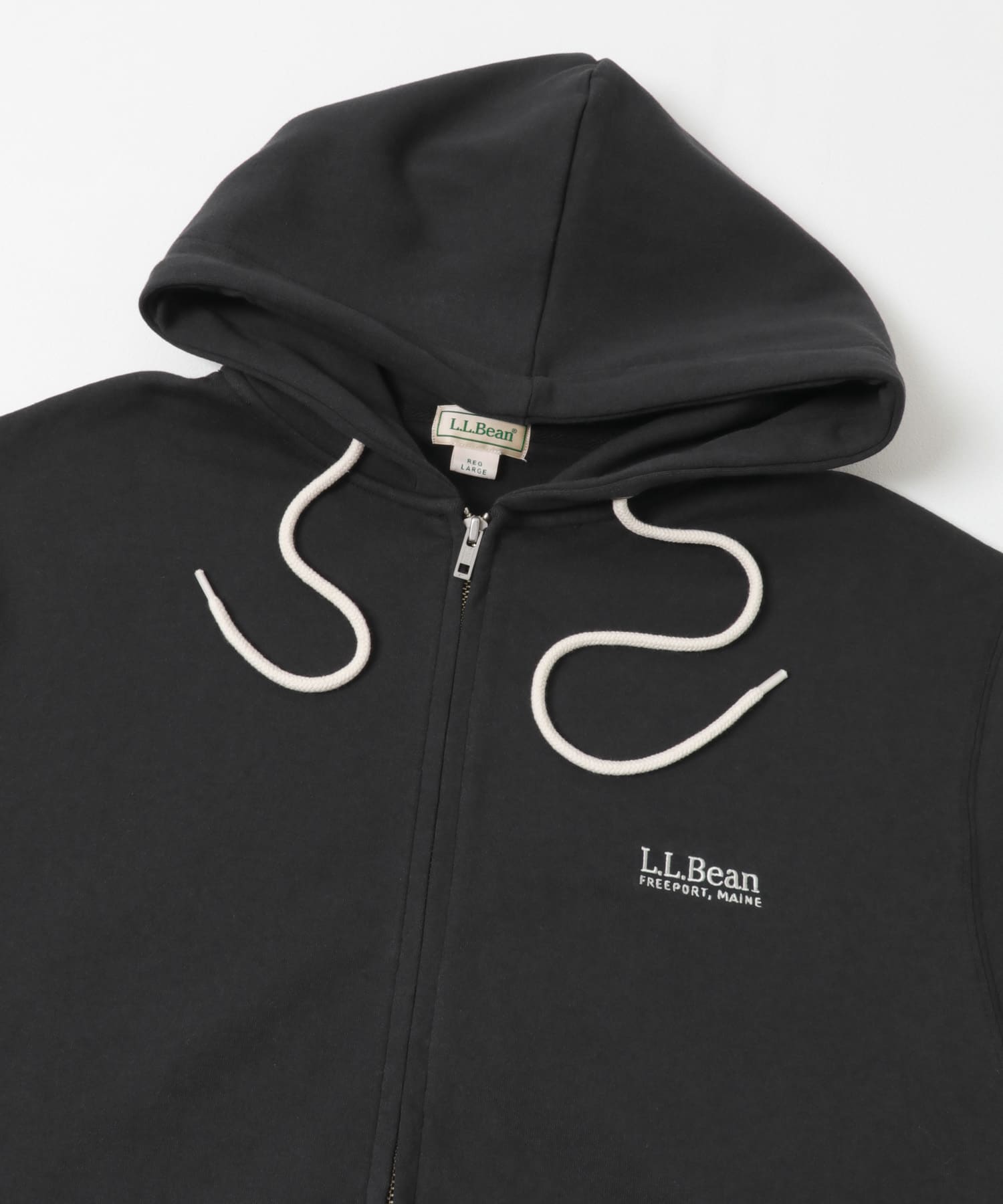 L.L.Bean JAPAN EDITION　PortageFullZipHoodedSweat D Charcoal M