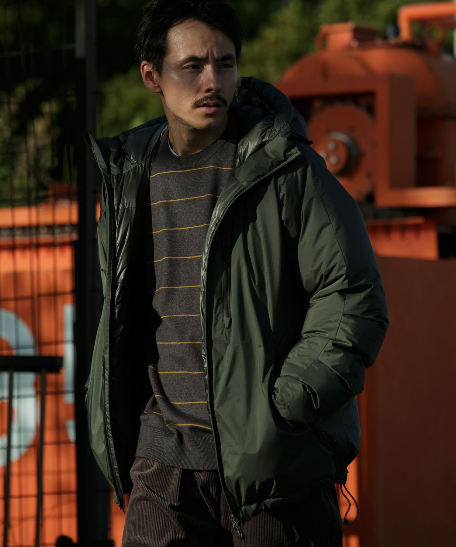 『別注』NANGA×DOORS　AURORA TEX DOWN PARKA Alphagreen S