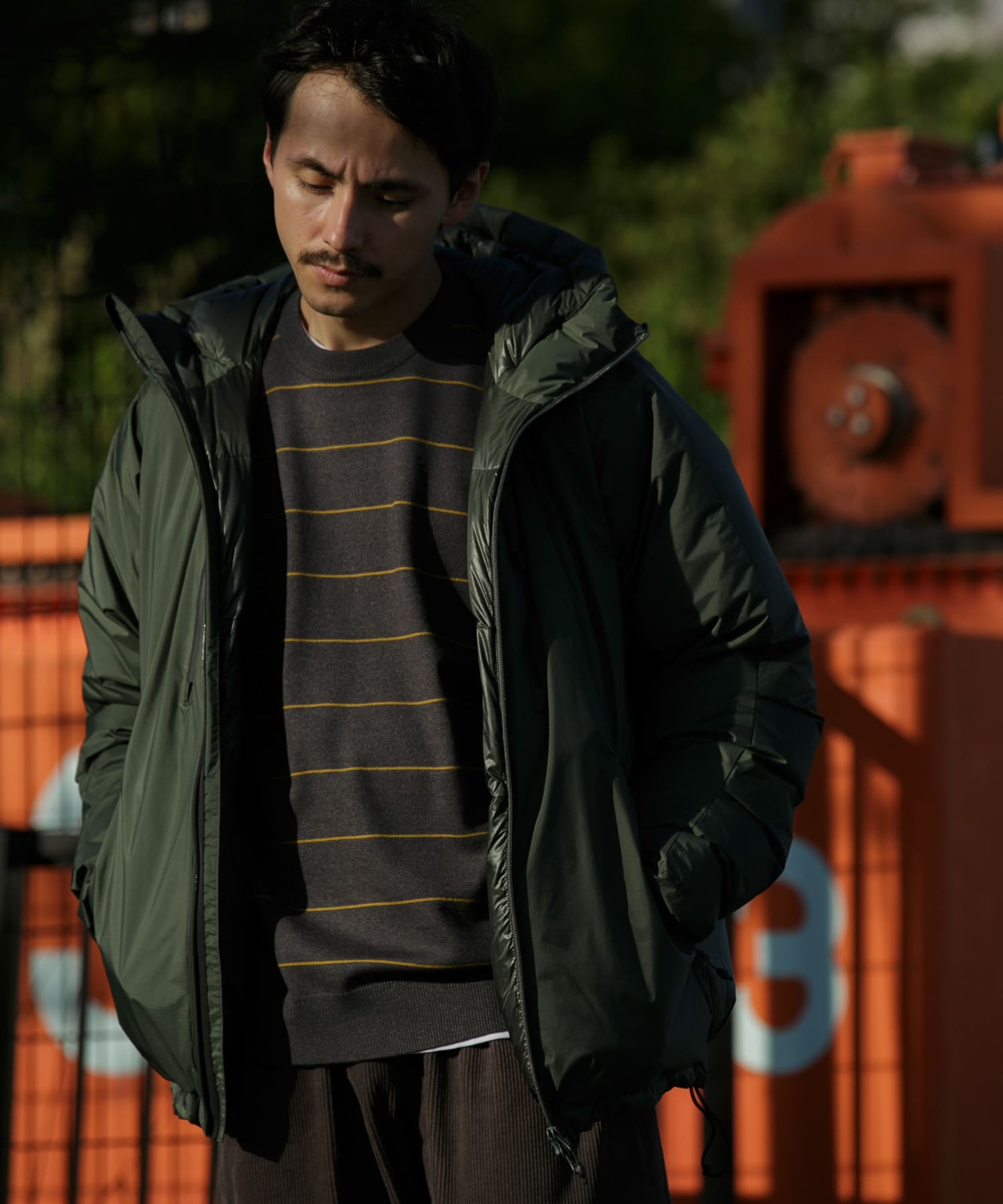 『別注』NANGA×DOORS　AURORA TEX DOWN PARKA Alphagreen S