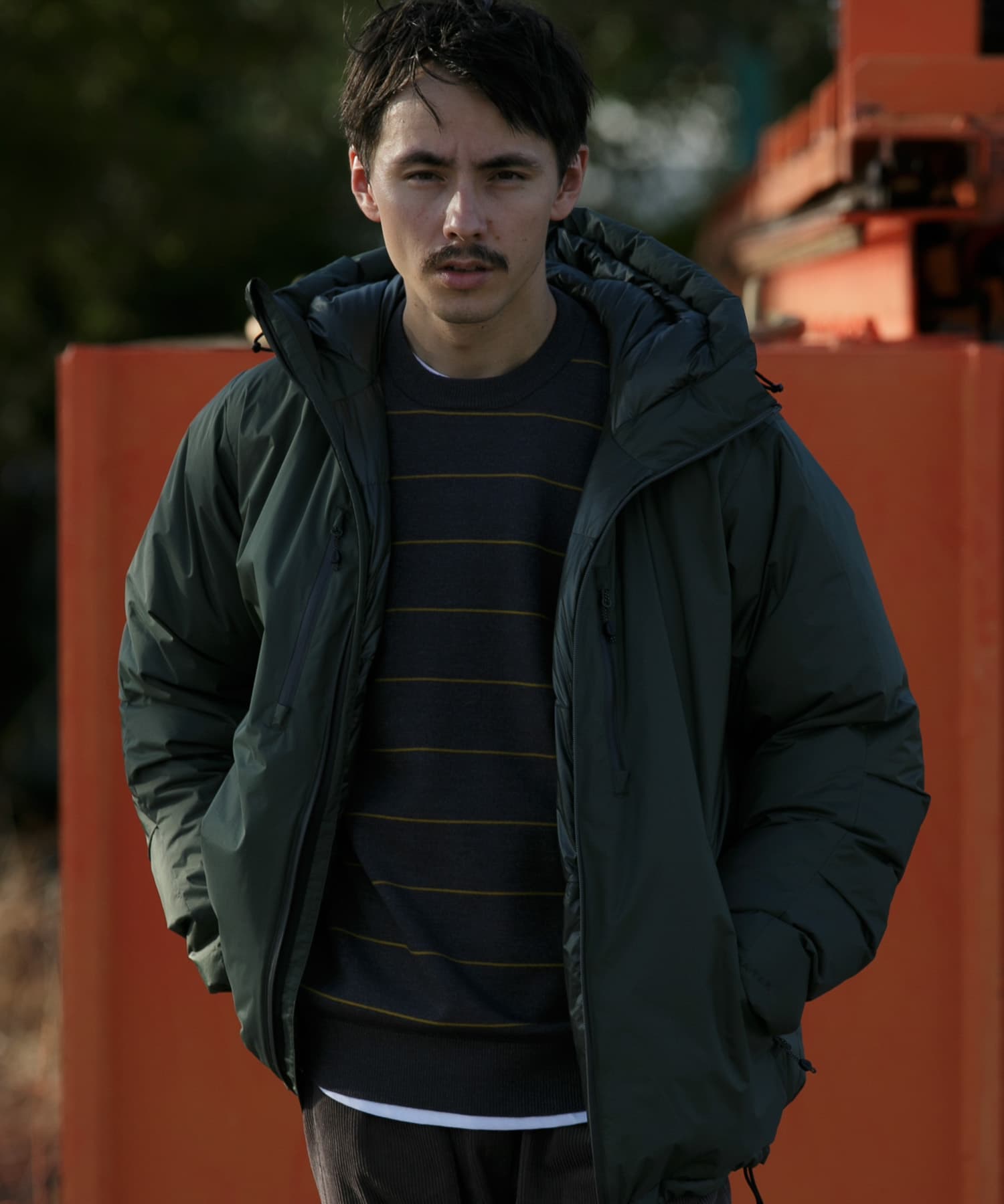 『別注』NANGA×DOORS　AURORA TEX DOWN PARKA Alphagreen S