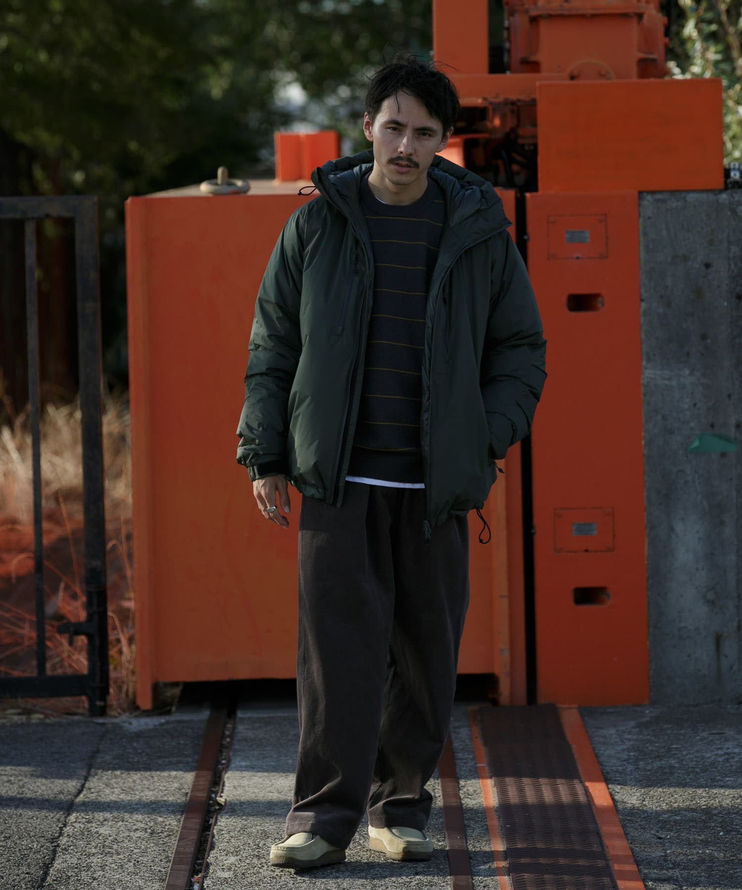 『別注』NANGA×DOORS　AURORA TEX DOWN PARKA Alphagreen M