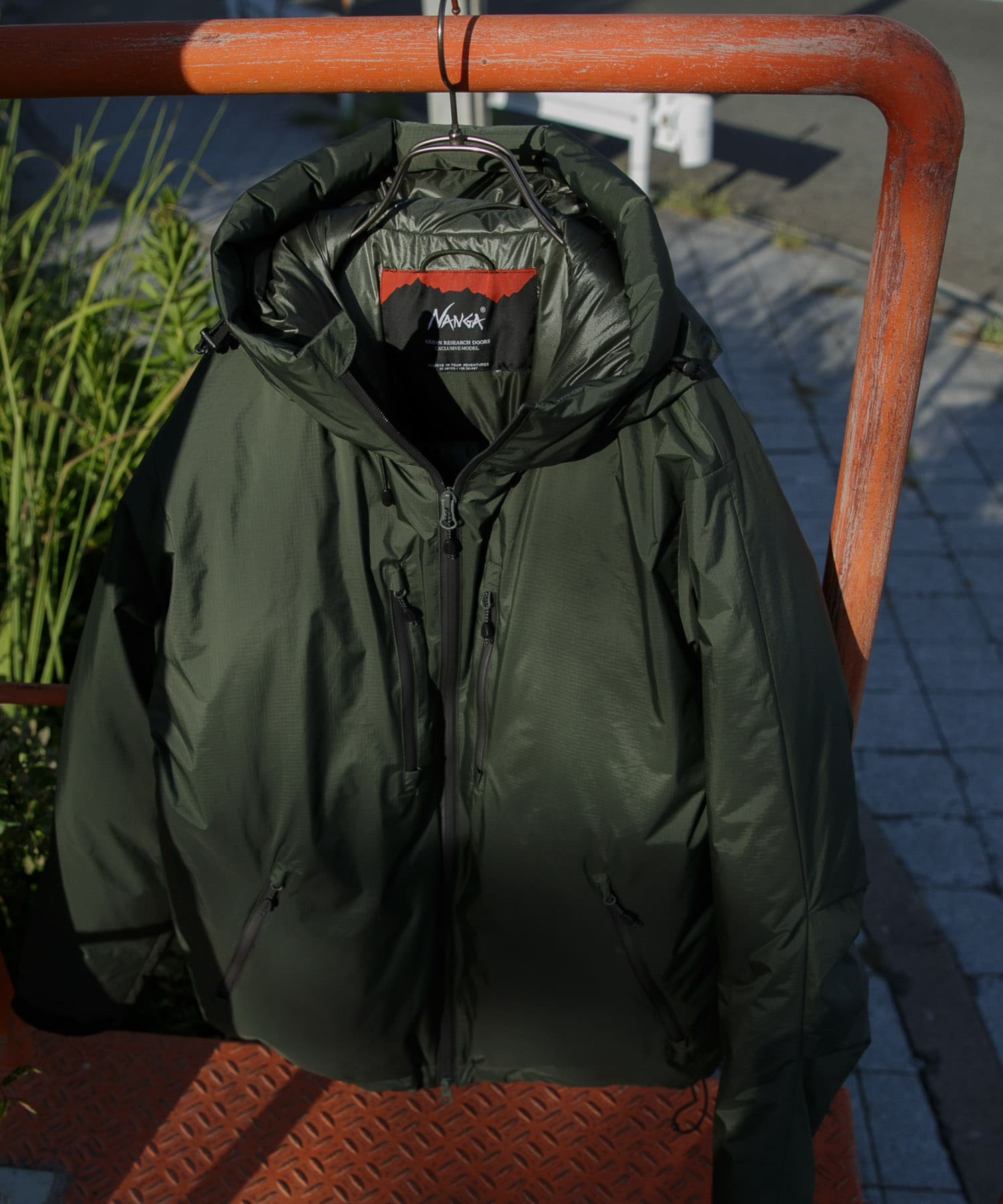 『別注』NANGA×DOORS　AURORA TEX DOWN PARKA Alphagreen M