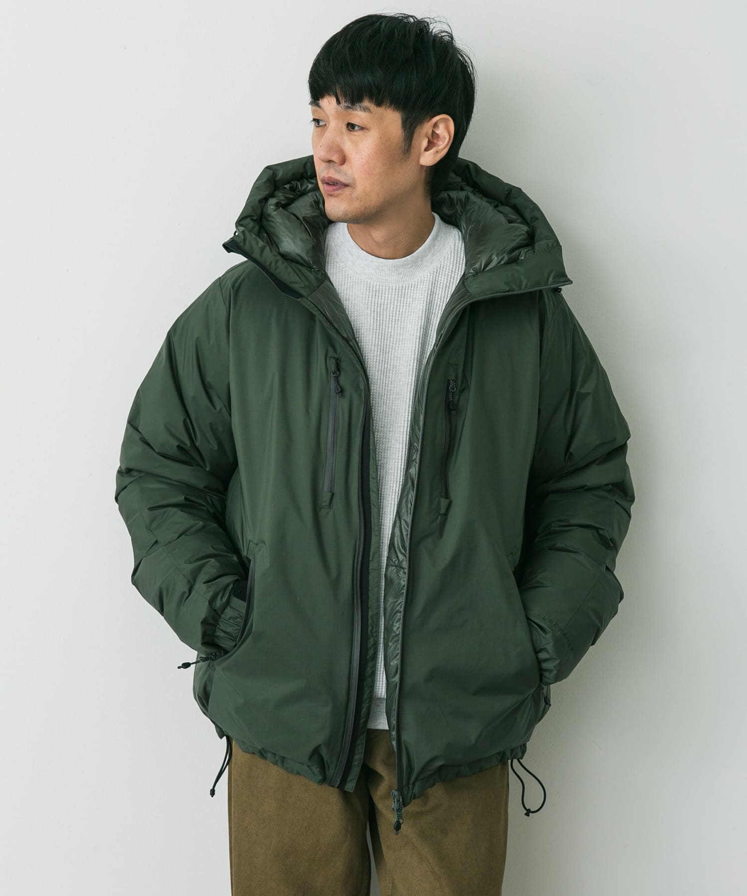 『別注』NANGA×DOORS　AURORA TEX DOWN PARKA Alphagreen M
