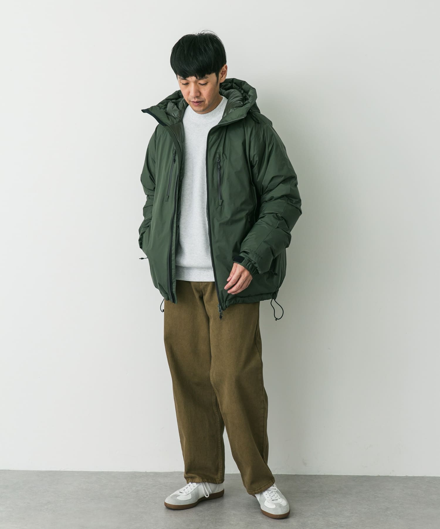 『別注』NANGA×DOORS　AURORA TEX DOWN PARKA Alphagreen L