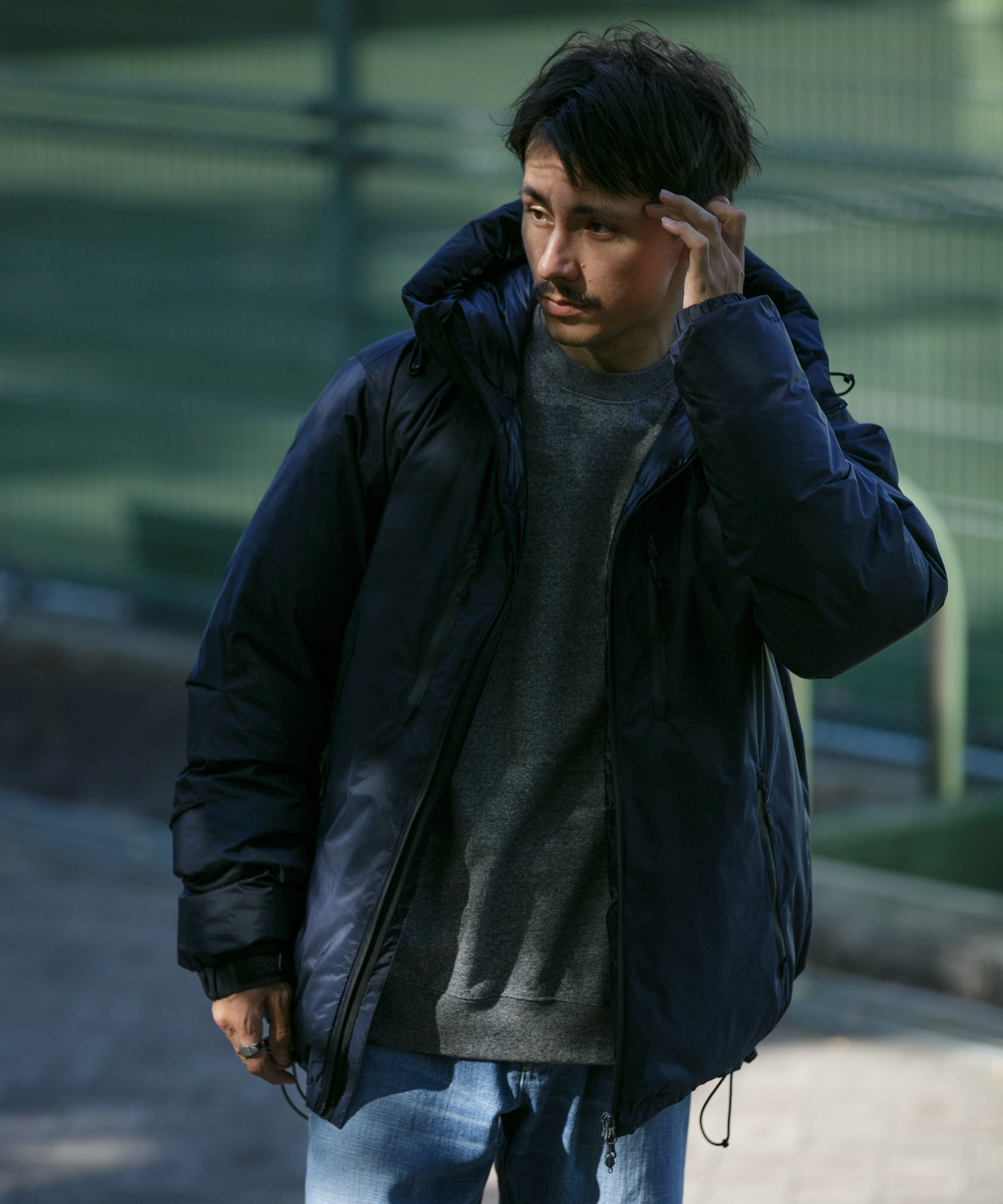 『別注』NANGA×DOORS　AURORA TEX DOWN PARKA Deep Sea M