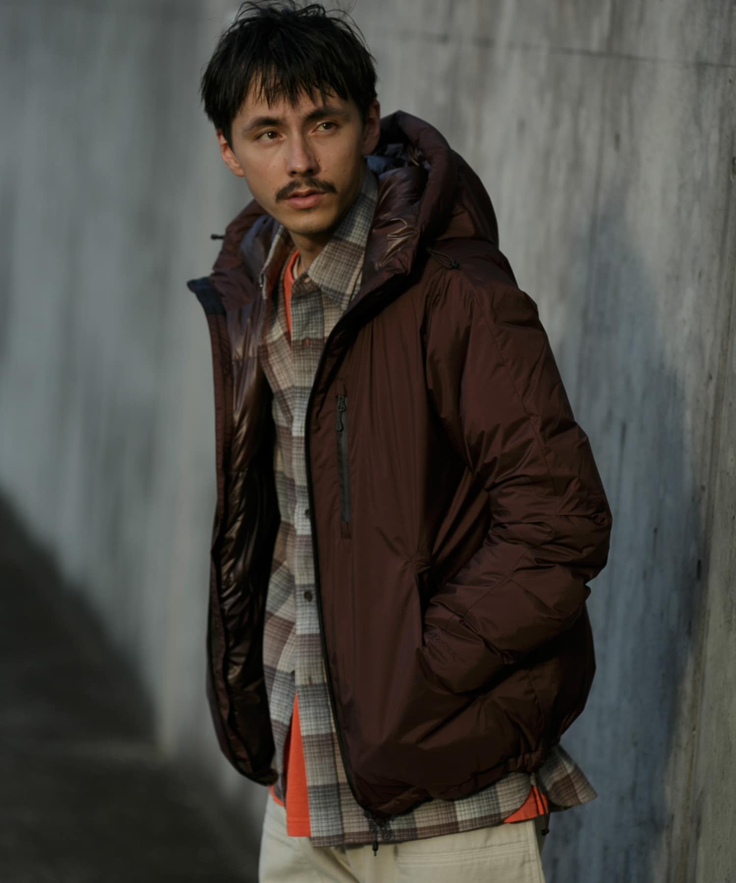 『別注』NANGA×DOORS　AURORA TEX DOWN PARKA Dark Ruby S