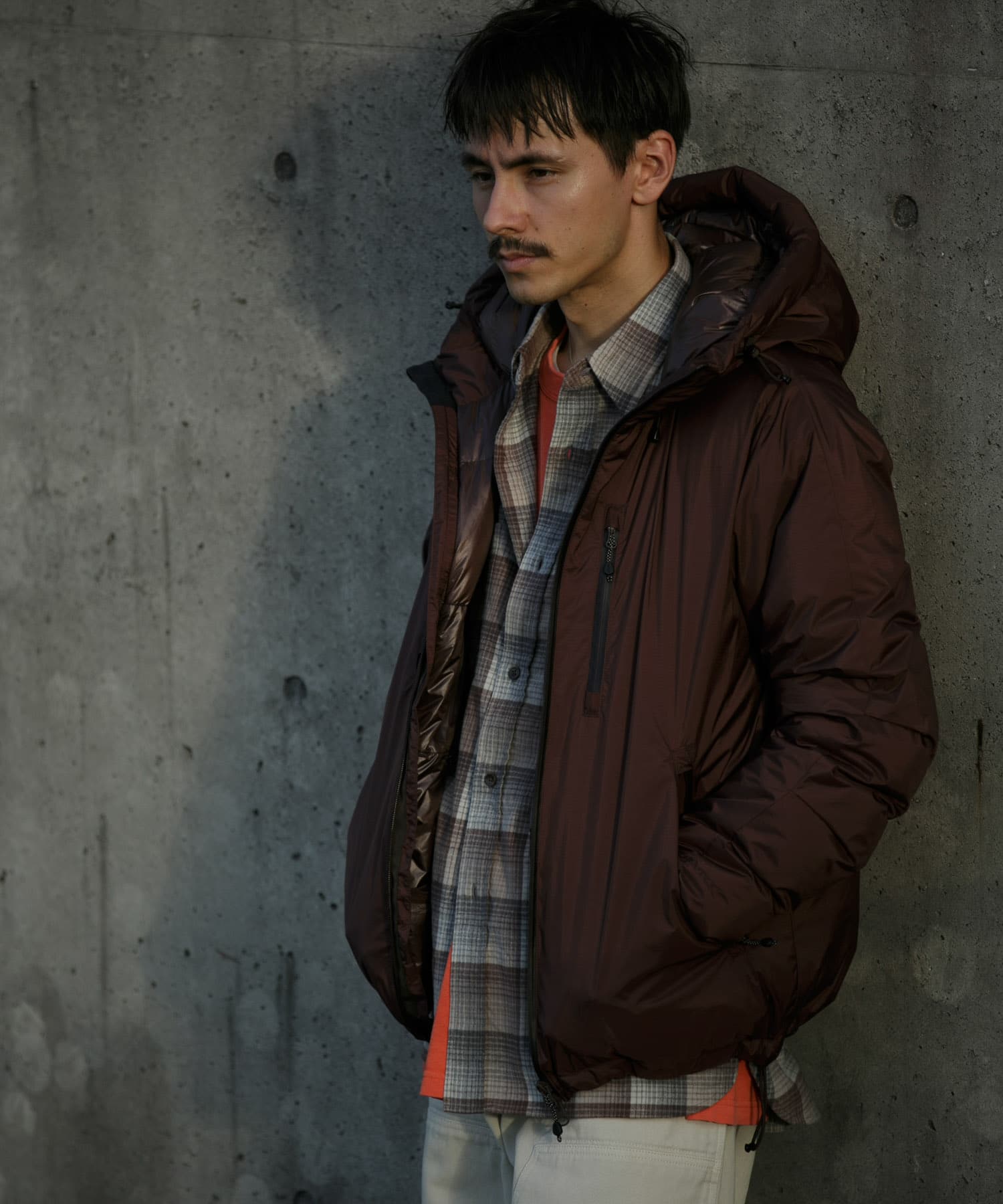 『別注』NANGA×DOORS　AURORA TEX DOWN PARKA Dark Ruby S