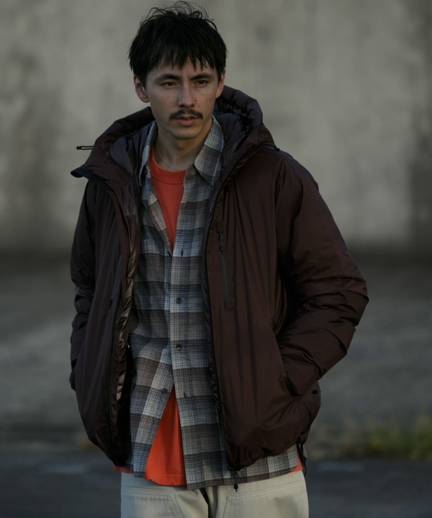 『別注』NANGA×DOORS　AURORA TEX DOWN PARKA Dark Ruby S