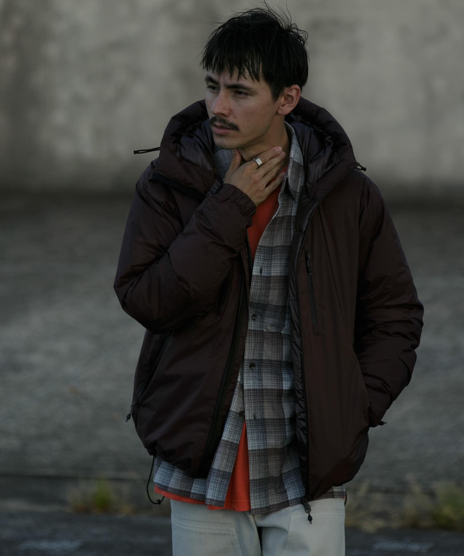 『別注』NANGA×DOORS　AURORA TEX DOWN PARKA Dark Ruby S