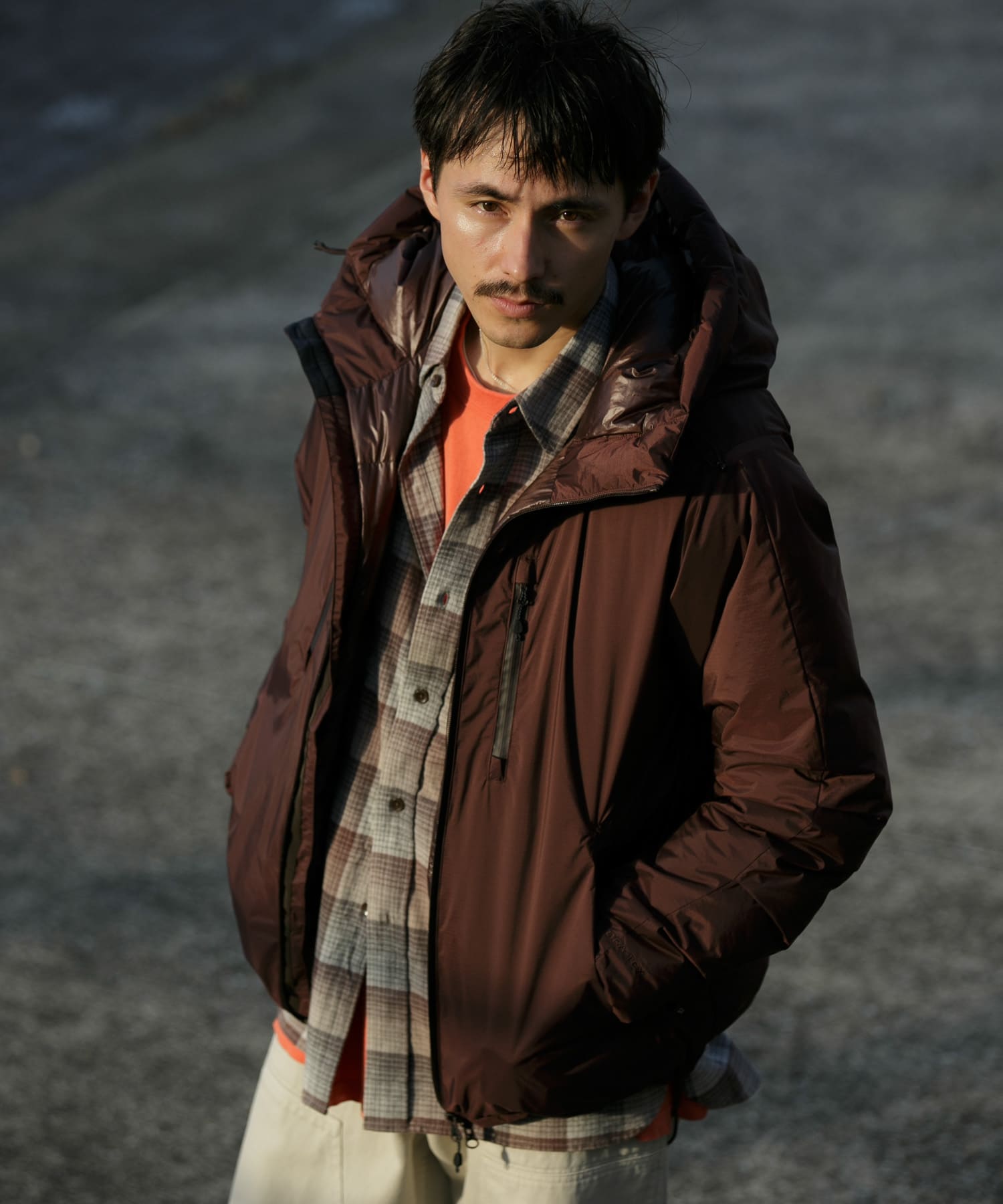 『別注』NANGA×DOORS　AURORA TEX DOWN PARKA Dark Ruby S