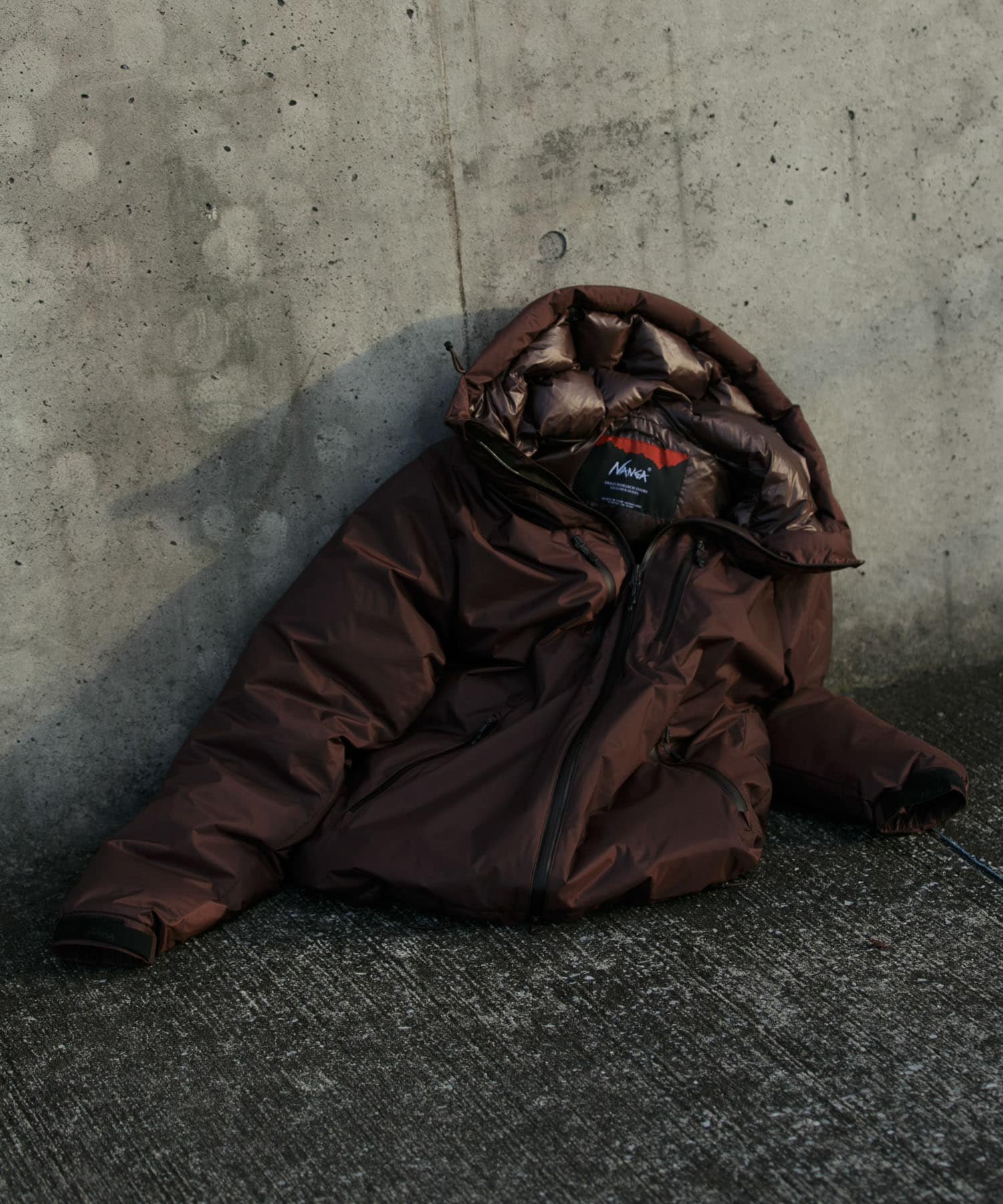 『別注』NANGA×DOORS　AURORA TEX DOWN PARKA Dark Ruby M