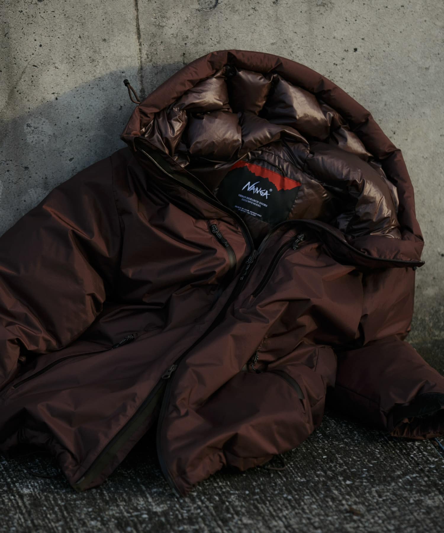 『別注』NANGA×DOORS　AURORA TEX DOWN PARKA Dark Ruby M