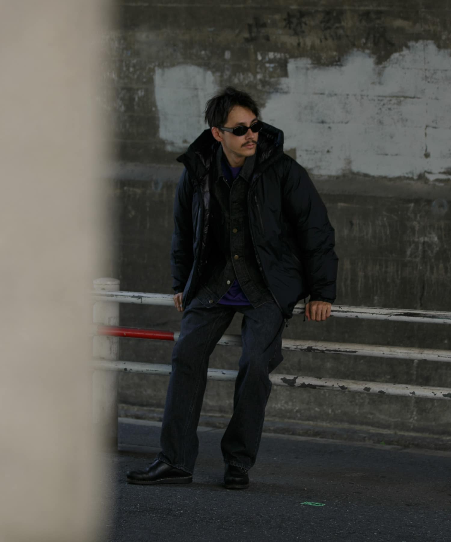 『別注』NANGA×DOORS　AURORA TEX DOWN PARKA Neo Black S