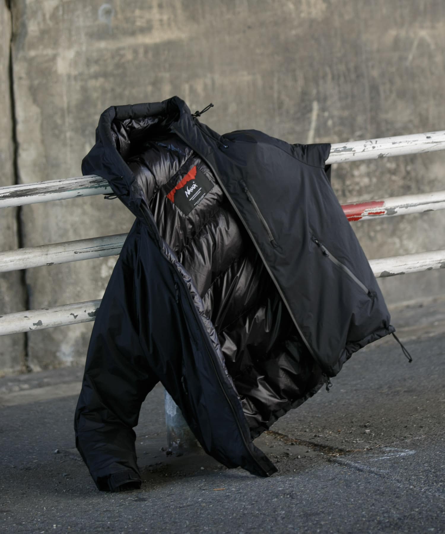 『別注』NANGA×DOORS　AURORA TEX DOWN PARKA Neo Black M