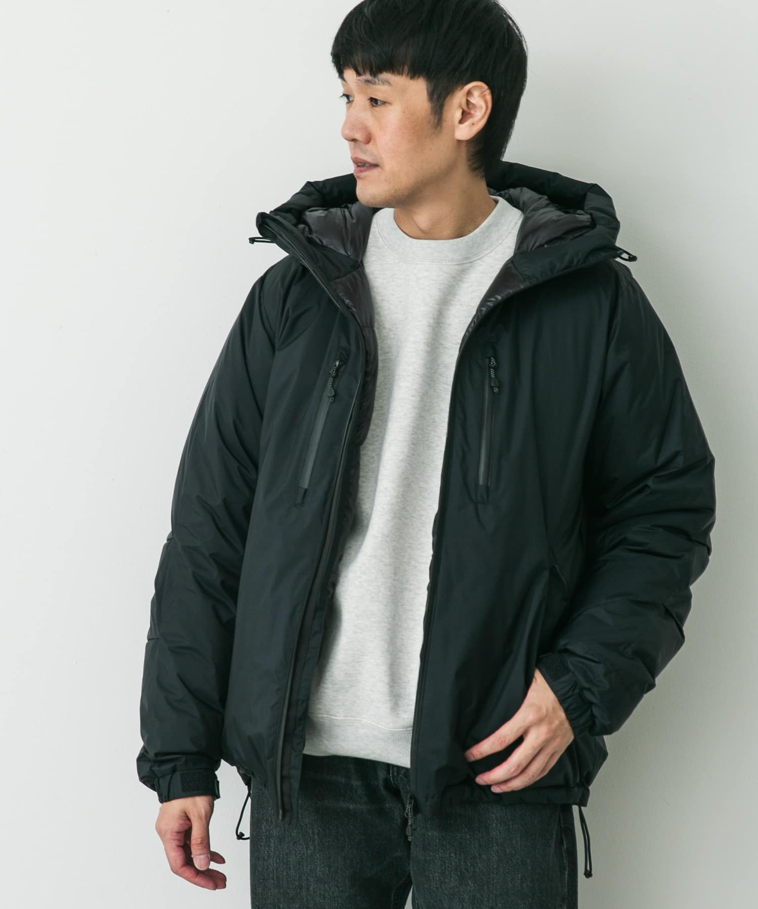 『別注』NANGA×DOORS　AURORA TEX DOWN PARKA Neo Black M
