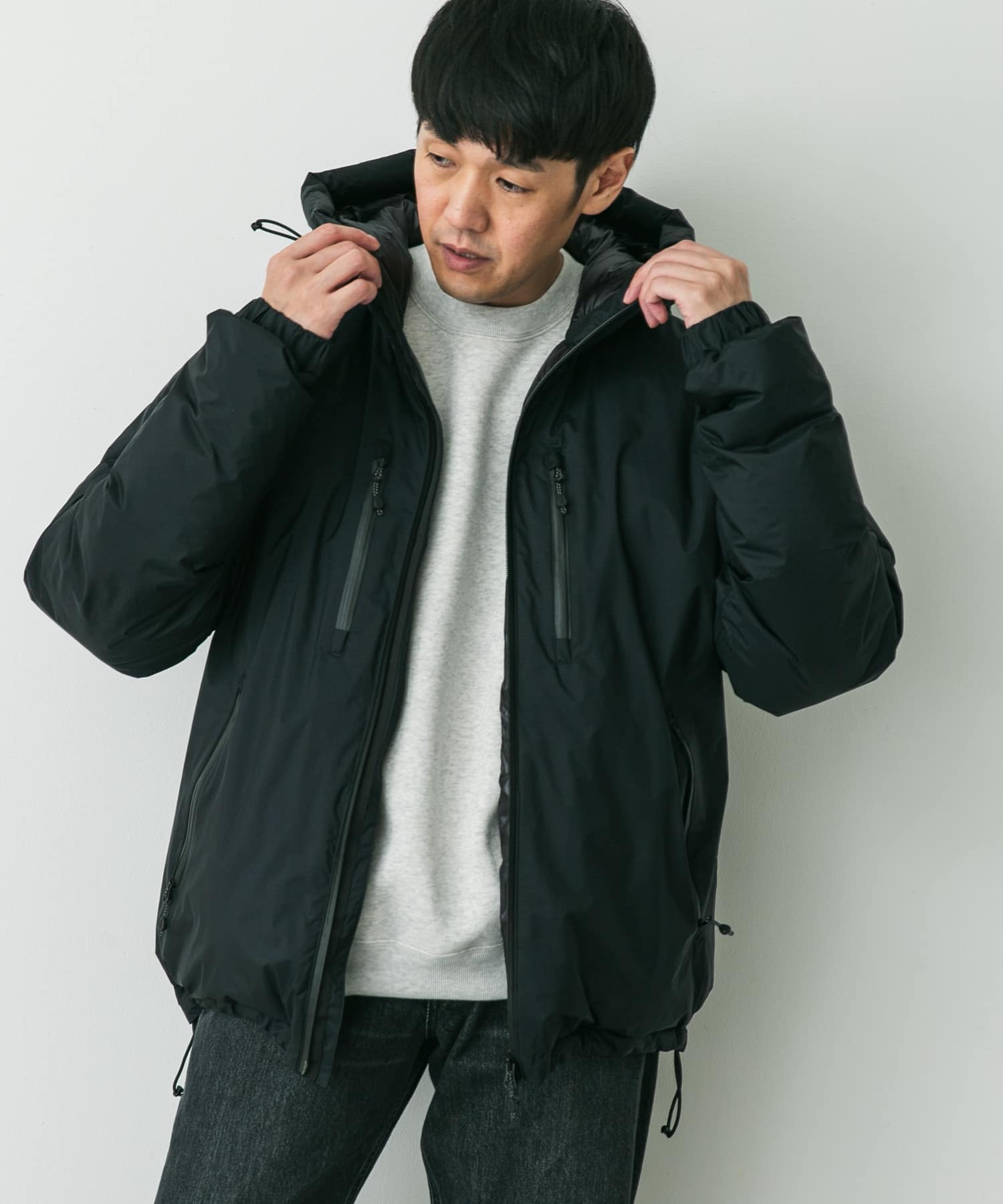 『別注』NANGA×DOORS　AURORA TEX DOWN PARKA Neo Black L