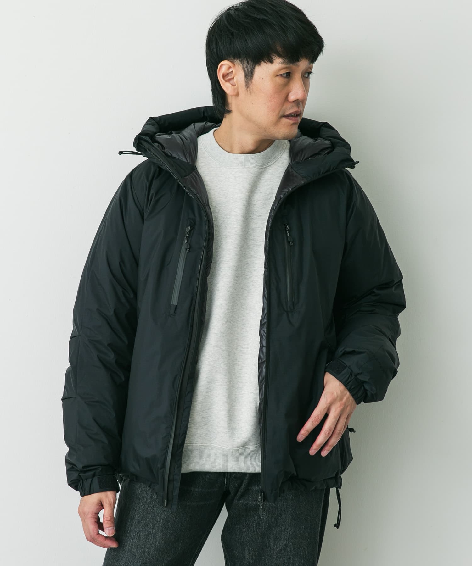 『別注』NANGA×DOORS　AURORA TEX DOWN PARKA Neo Black L