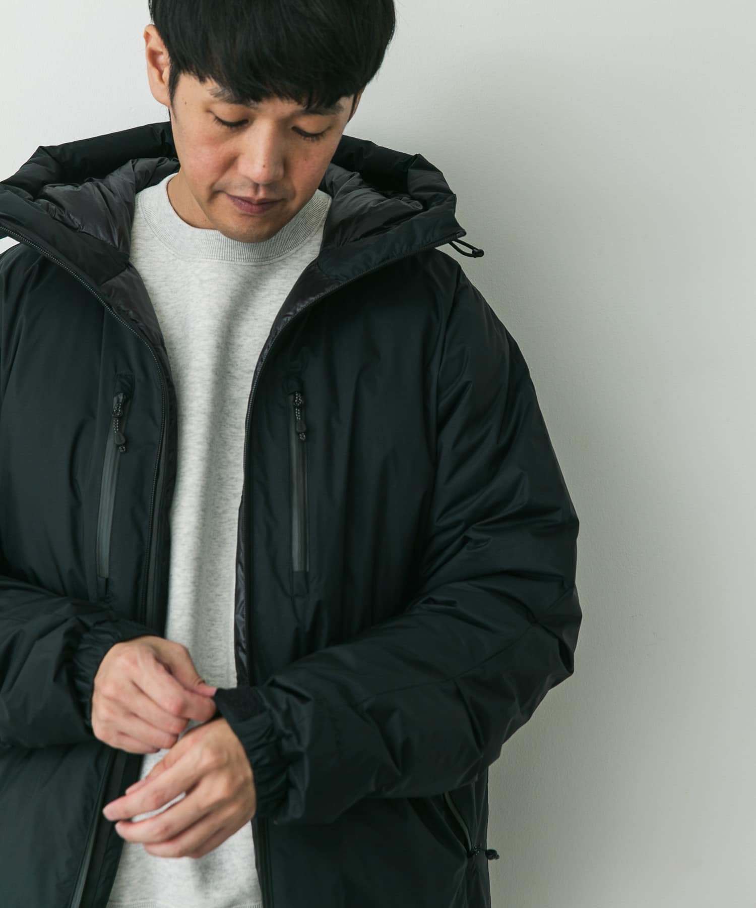 『別注』NANGA×DOORS　AURORA TEX DOWN PARKA Neo Black L