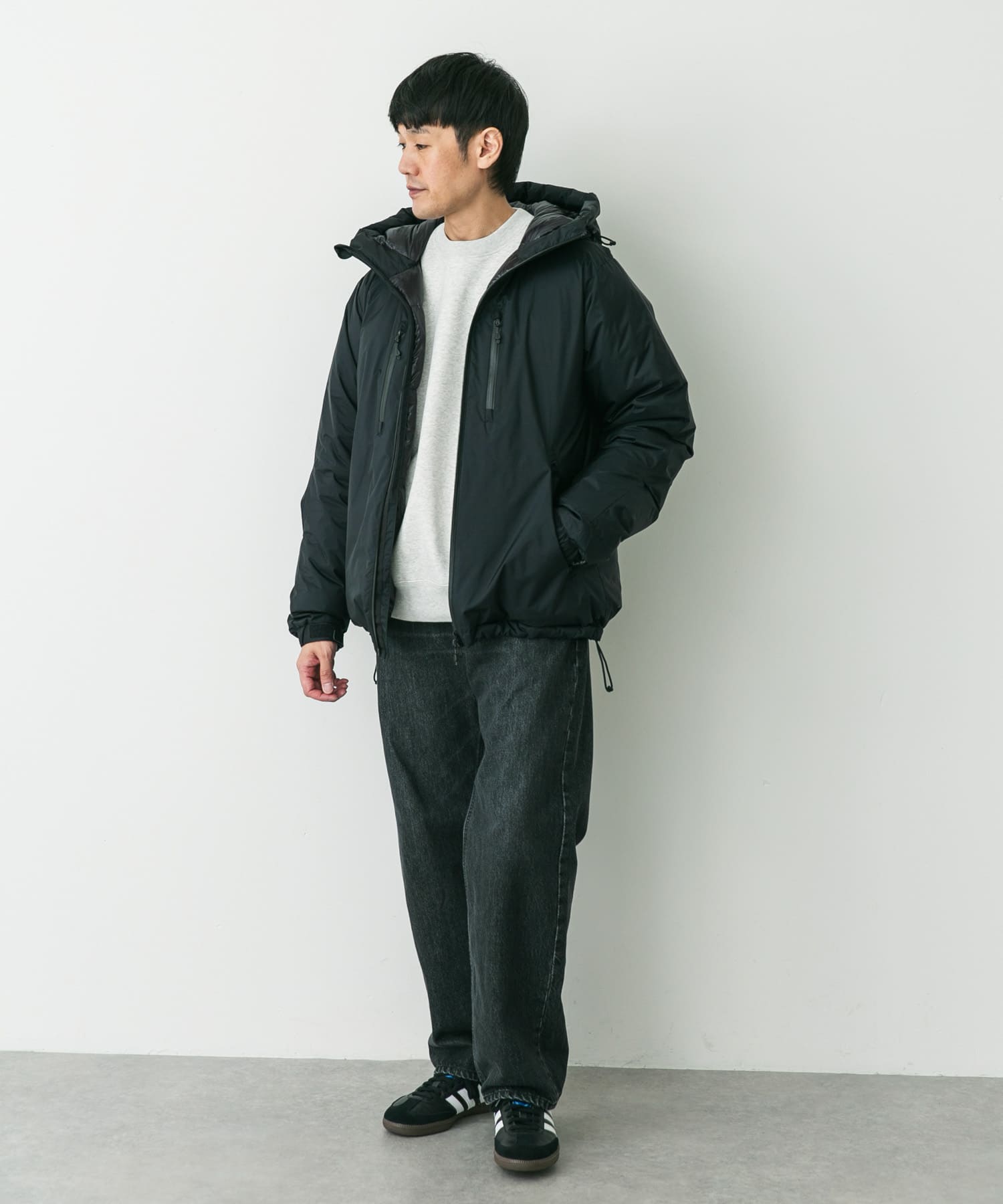 『別注』NANGA×DOORS　AURORA TEX DOWN PARKA Neo Black L