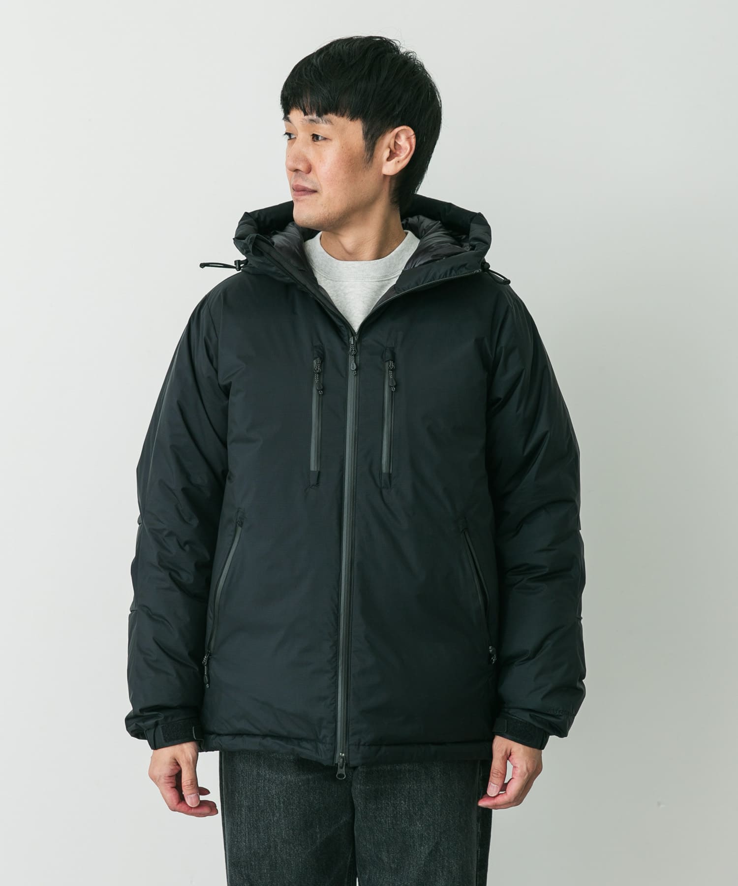 『別注』NANGA×DOORS　AURORA TEX DOWN PARKA Neo Black S