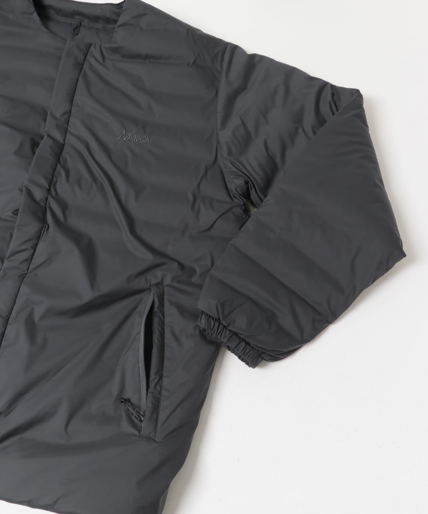 『別注』NANGA×DOORS　REVERSIBLE DOWN JACKET Charcoal S