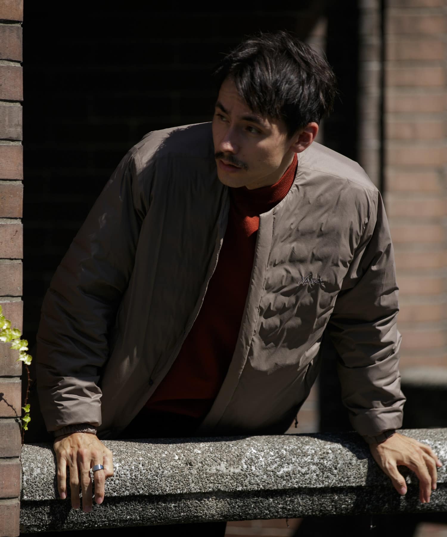 『別注』NANGA×DOORS　REVERSIBLE DOWN JACKET Mocha S