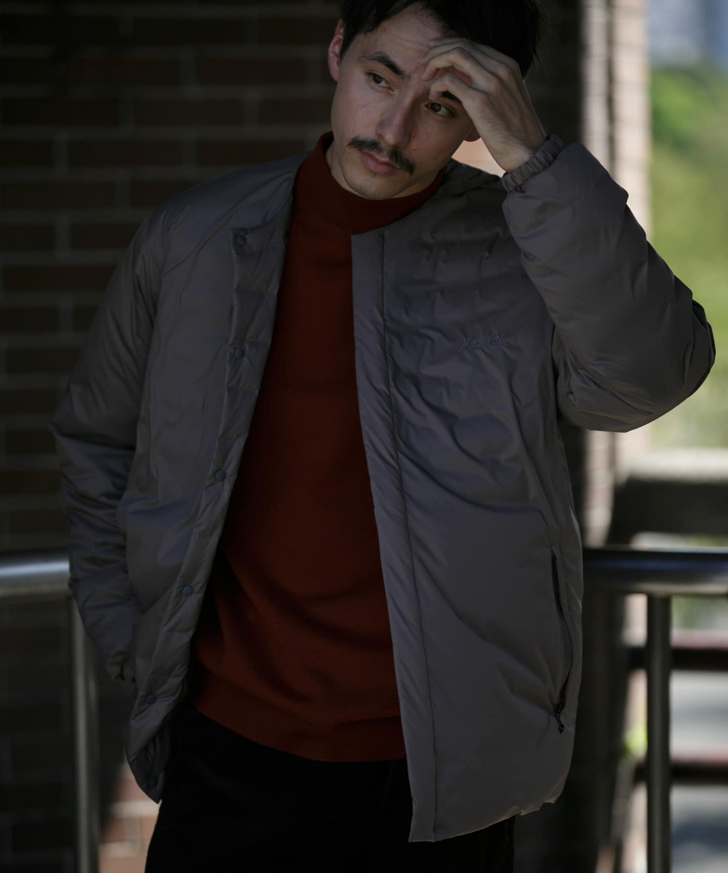 『別注』NANGA×DOORS　REVERSIBLE DOWN JACKET Mocha S