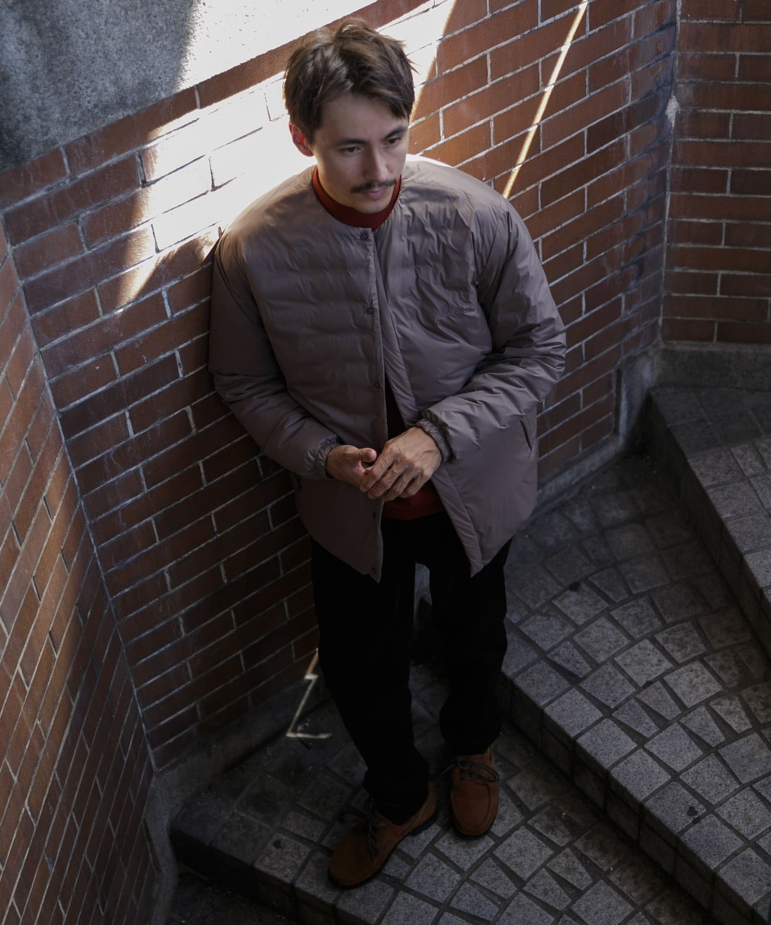 『別注』NANGA×DOORS　REVERSIBLE DOWN JACKET Mocha S