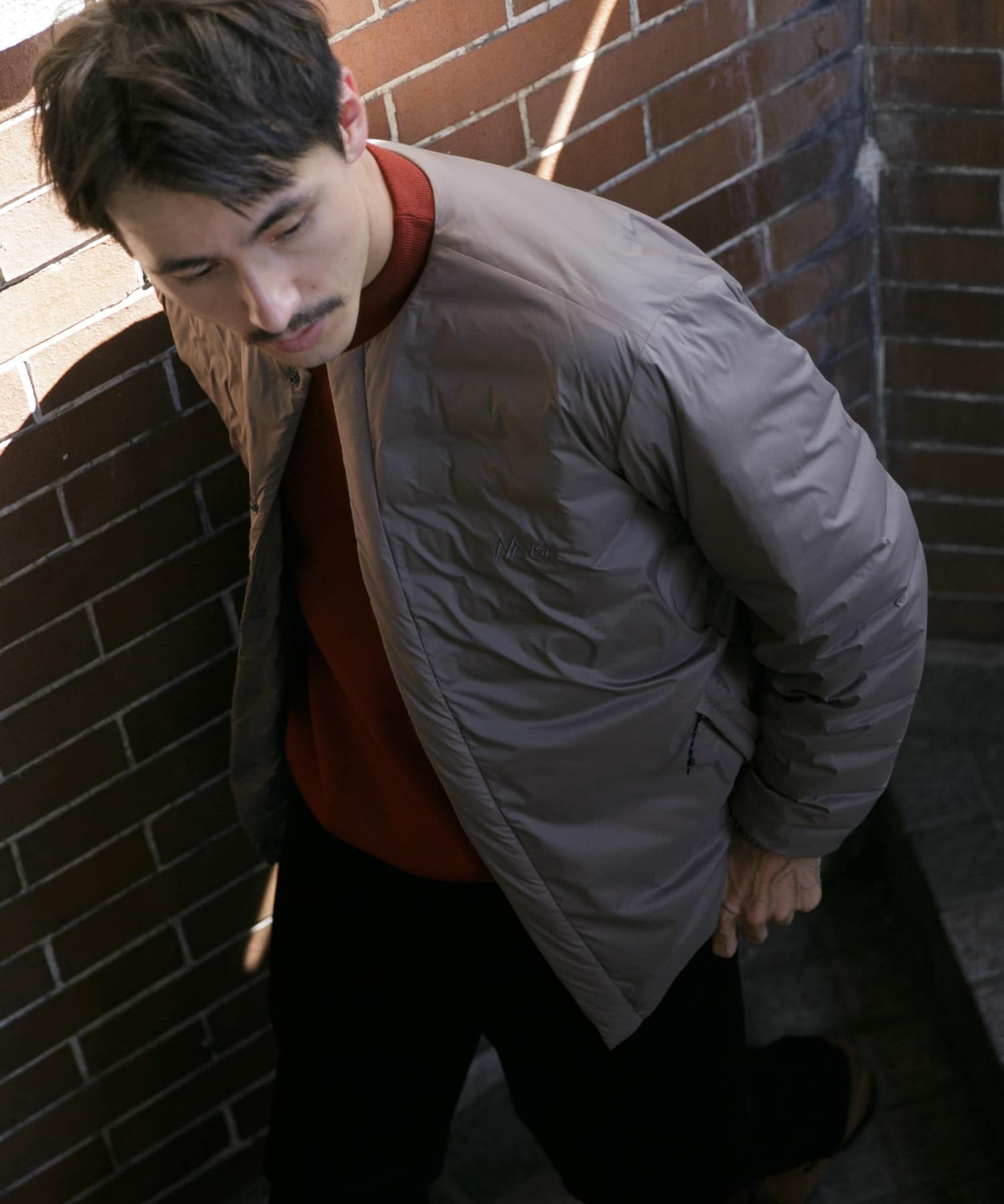 『別注』NANGA×DOORS　REVERSIBLE DOWN JACKET Mocha S