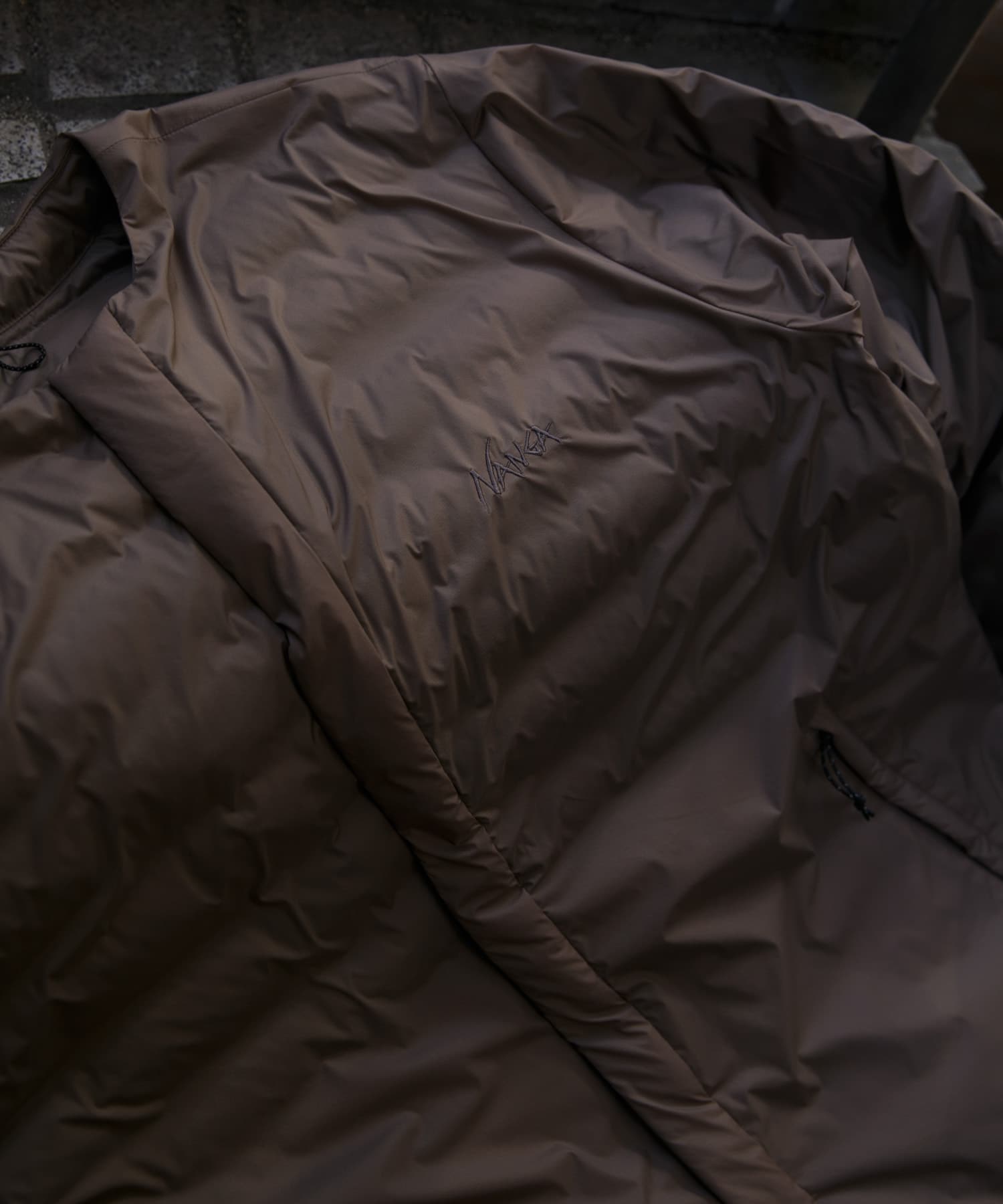 『別注』NANGA×DOORS　REVERSIBLE DOWN JACKET Mocha M