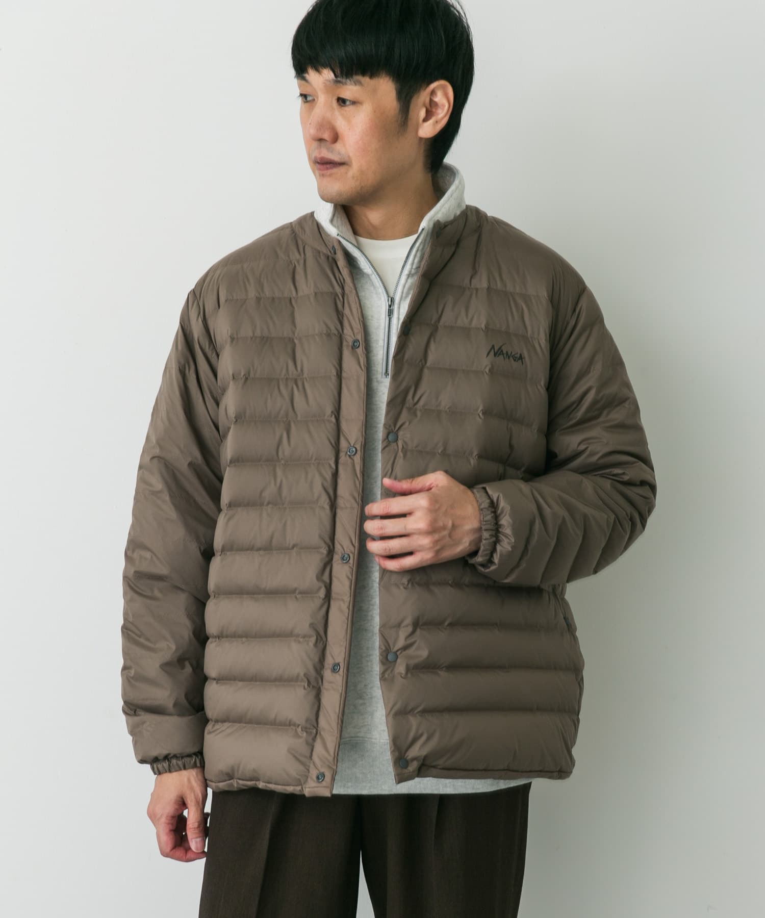 『別注』NANGA×DOORS　REVERSIBLE DOWN JACKET Mocha M
