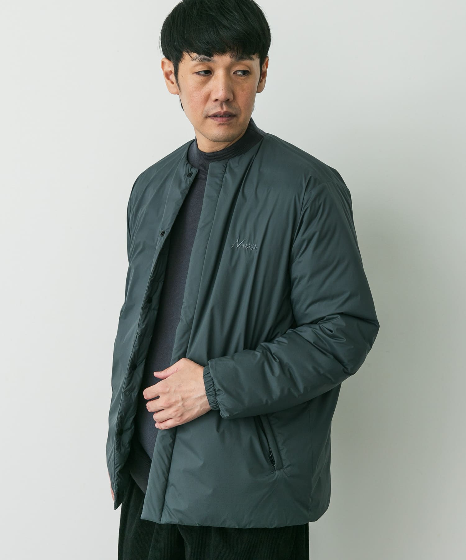 別注』NANGA×DOORS REVERSIBLE DOWN JACKET(S Stone Gray): アウター
