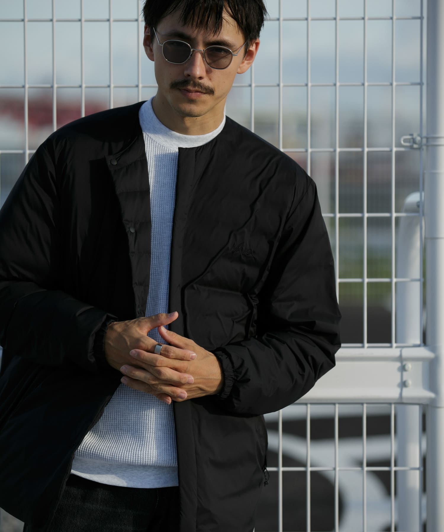 『別注』NANGA×DOORS　REVERSIBLE DOWN JACKET Black S