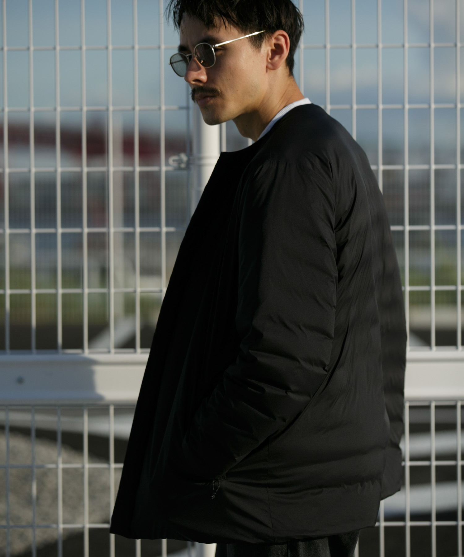 『別注』NANGA×DOORS　REVERSIBLE DOWN JACKET Black S