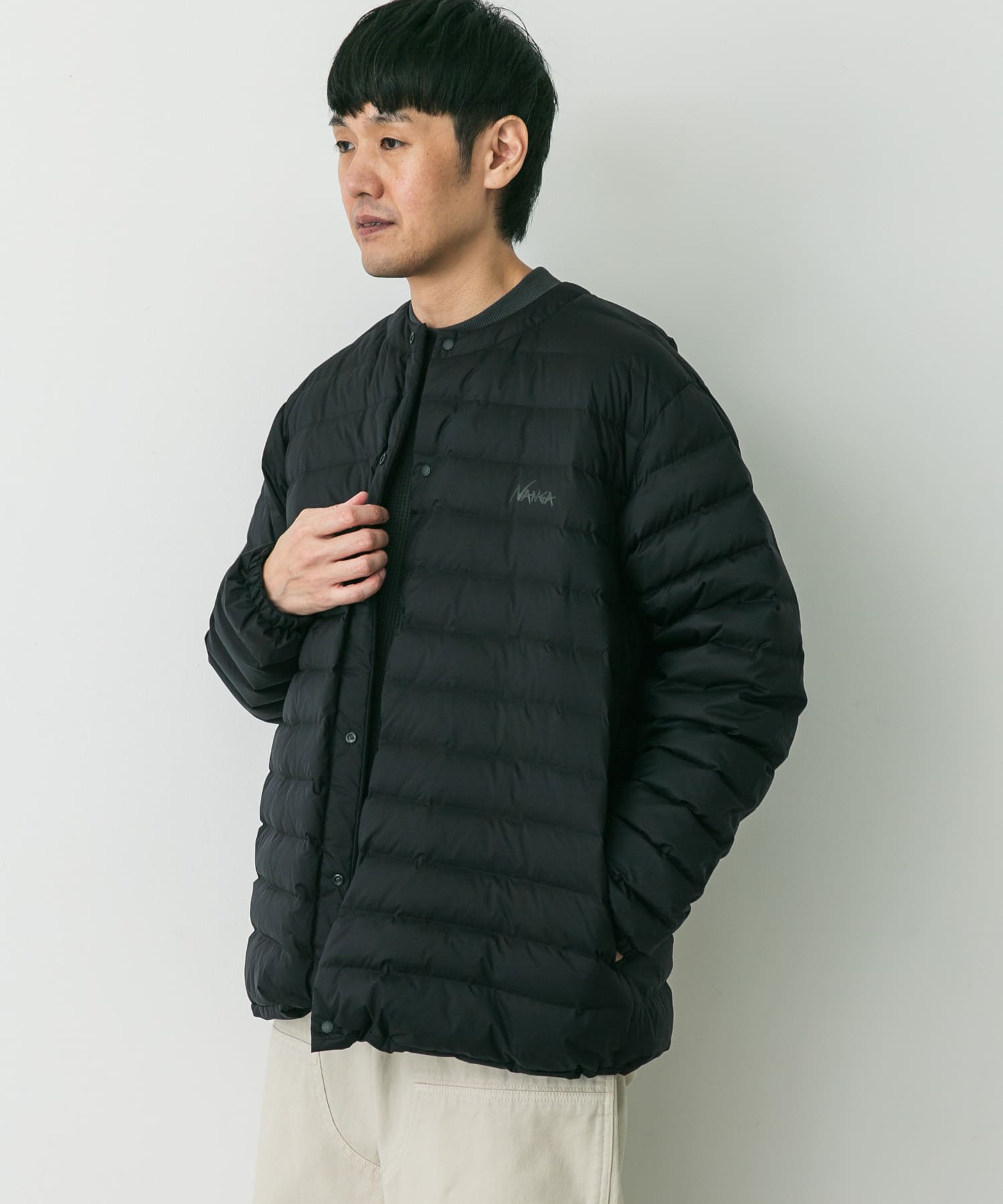 『別注』NANGA×DOORS　REVERSIBLE DOWN JACKET Black M