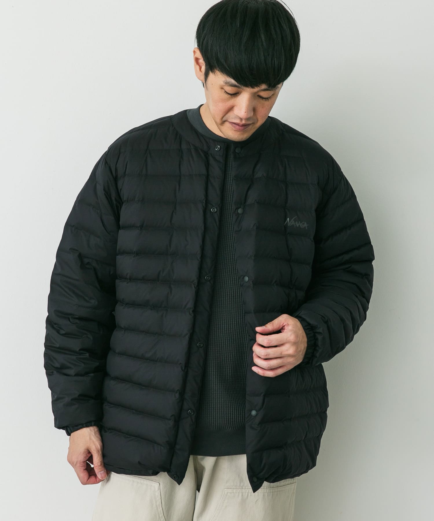 『別注』NANGA×DOORS　REVERSIBLE DOWN JACKET Black M