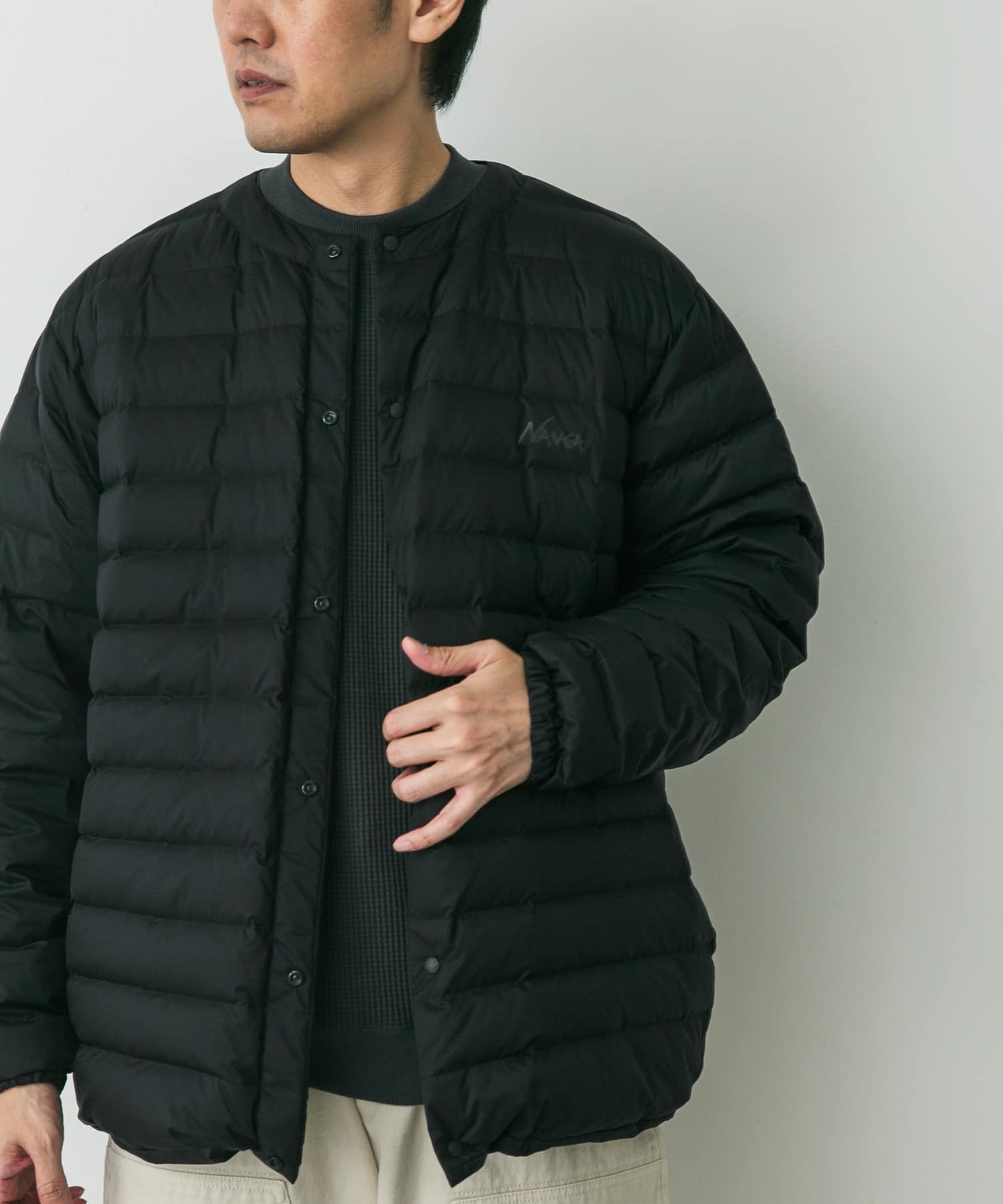 『別注』NANGA×DOORS　REVERSIBLE DOWN JACKET Black M