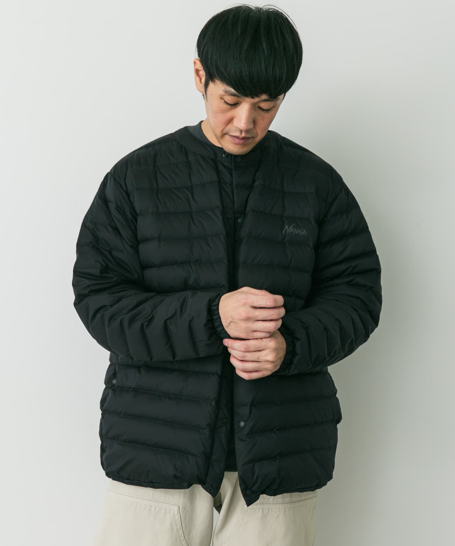 『別注』NANGA×DOORS　REVERSIBLE DOWN JACKET Black L
