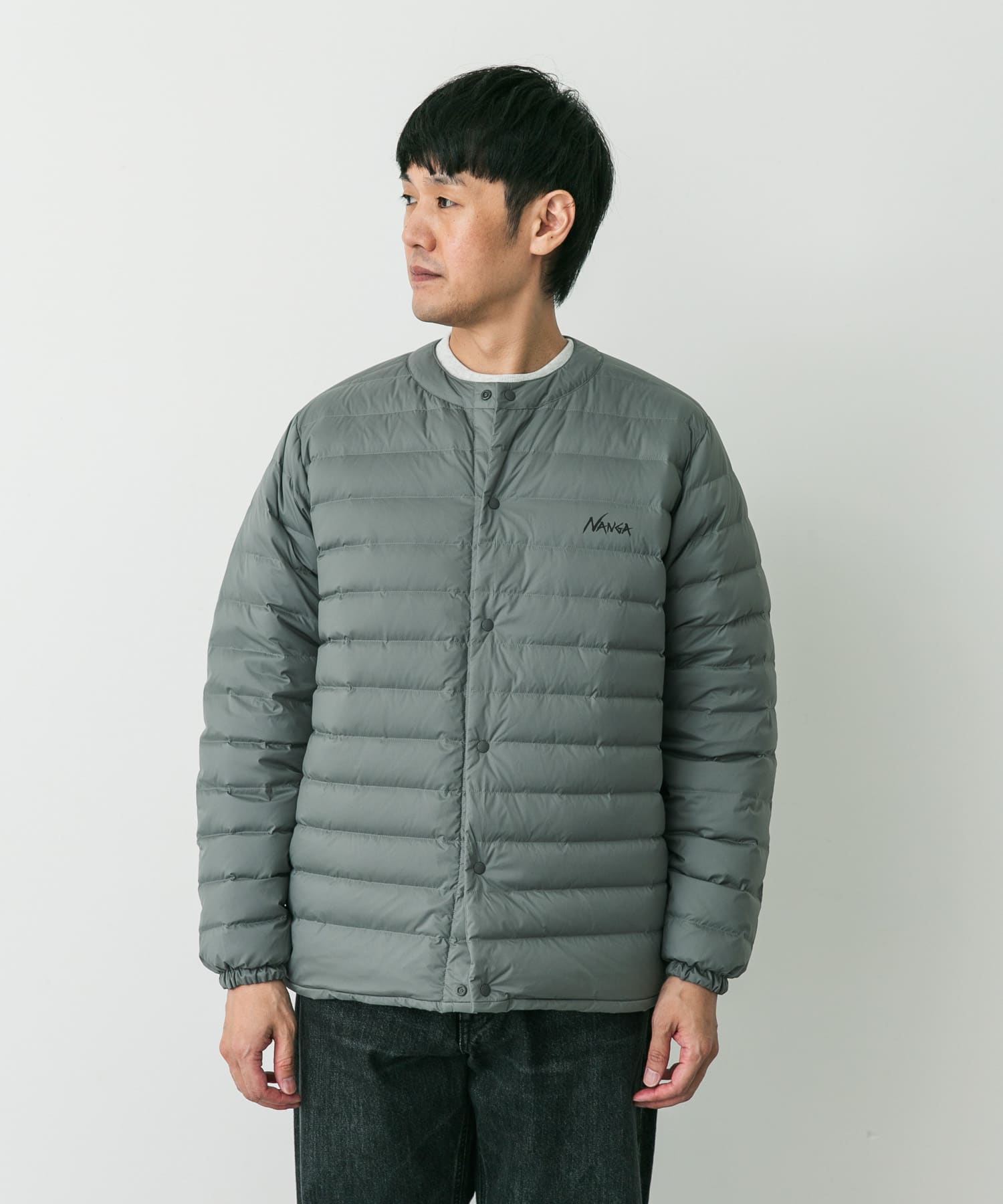 別注』NANGA×DOORS REVERSIBLE DOWN JACKET(S Stone Gray): アウター