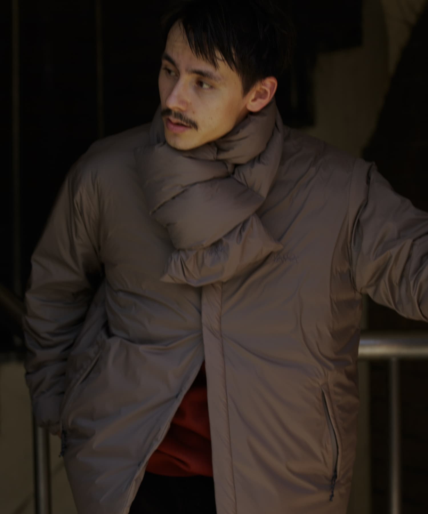 『別注』NANGA×DOORS　DOWN MUFFLER Mocha -