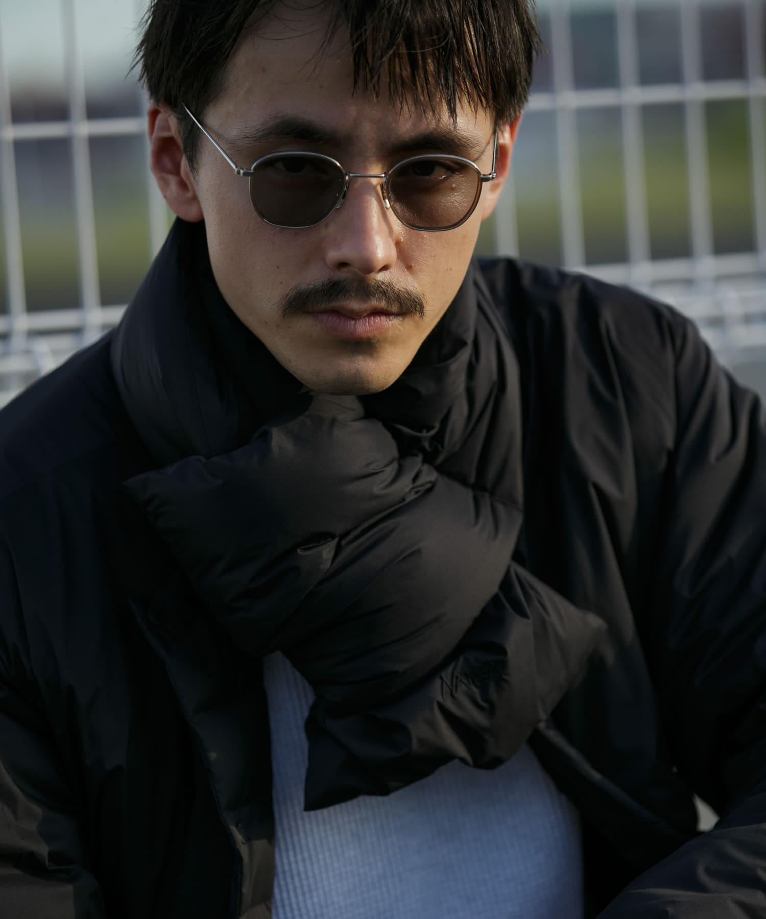 『別注』NANGA×DOORS　DOWN MUFFLER Black -