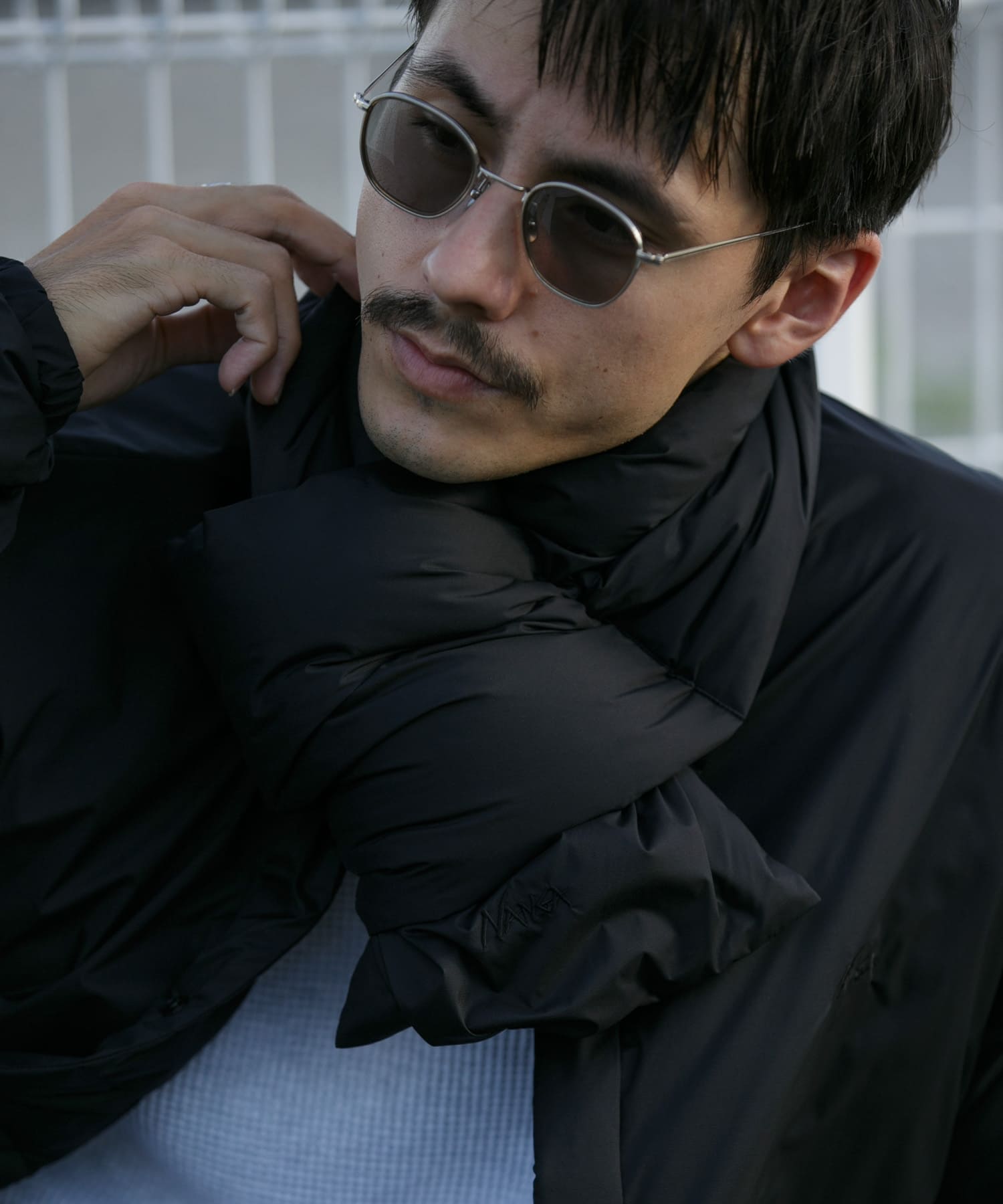 『別注』NANGA×DOORS　DOWN MUFFLER Black -