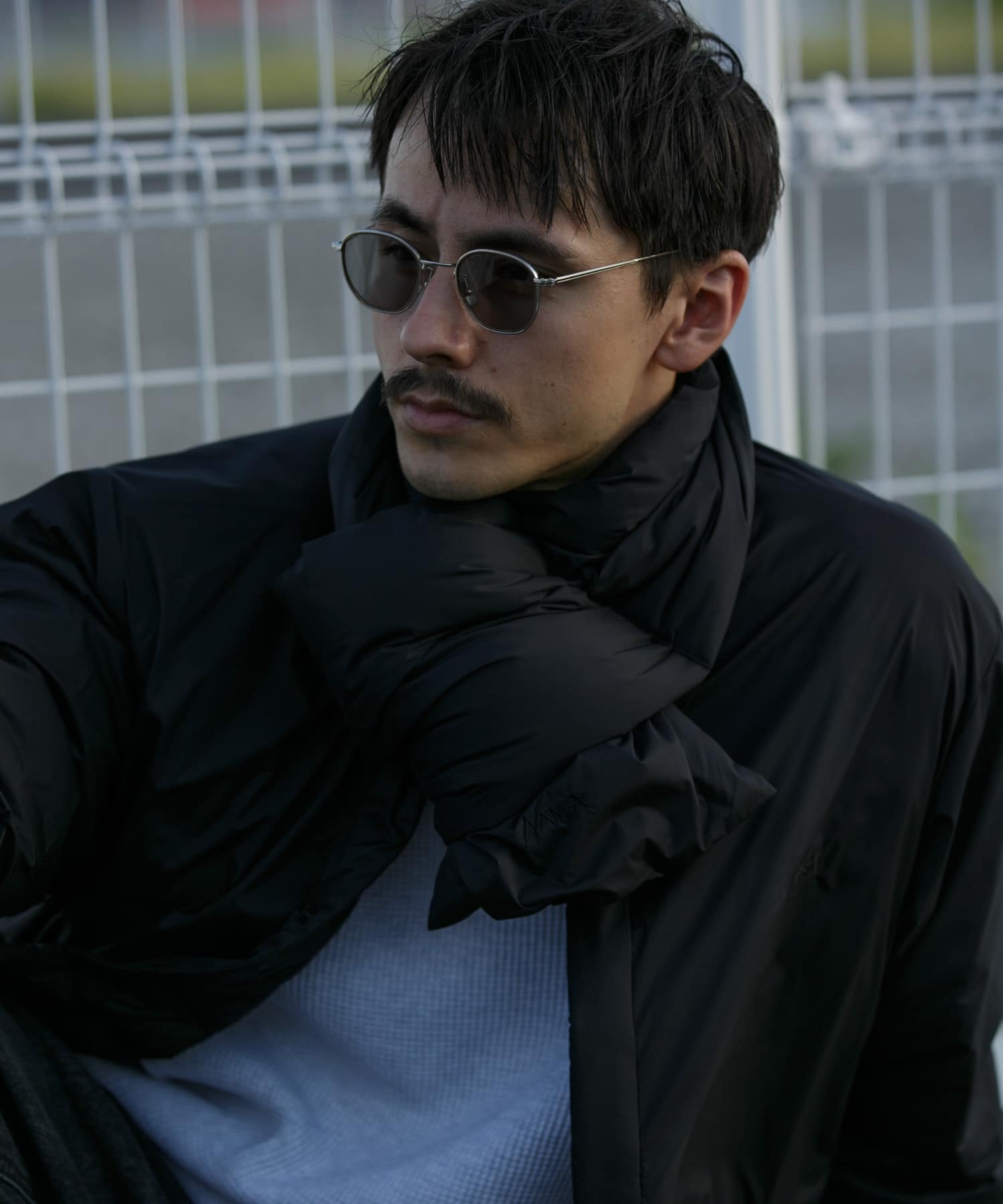 『別注』NANGA×DOORS　DOWN MUFFLER Black -