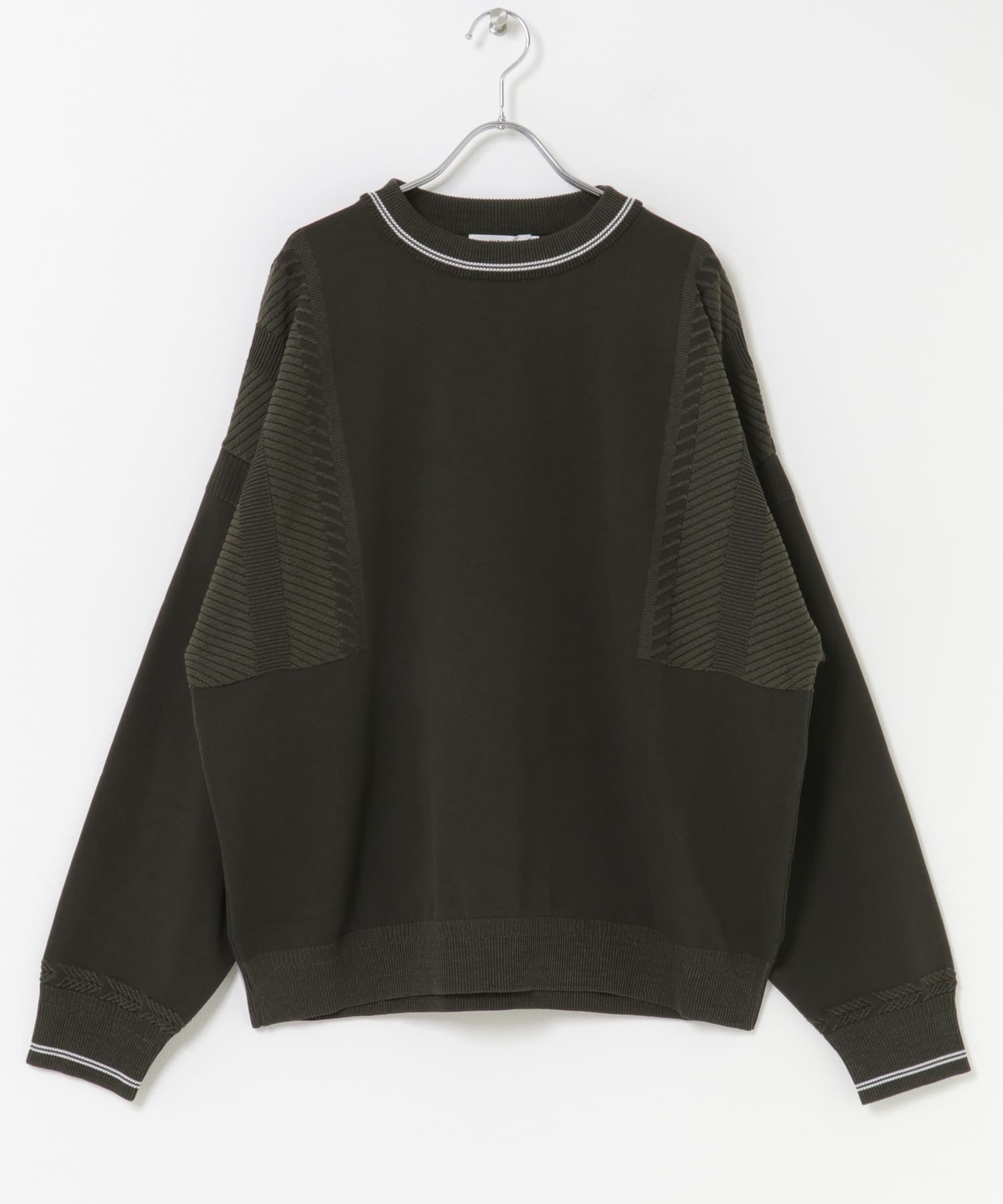 YASHIKI　Shimobashira Knit DARKOLIVE 1