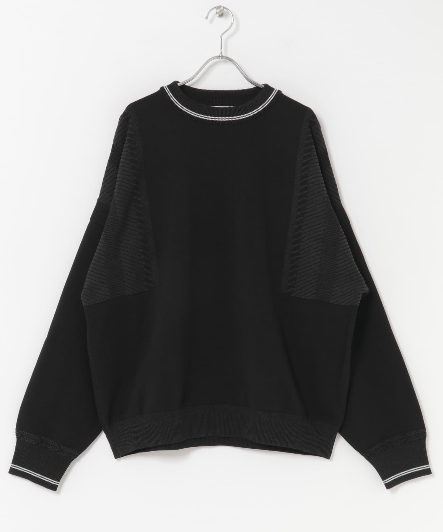 YASHIKI　Shimobashira Knit BLACK 1