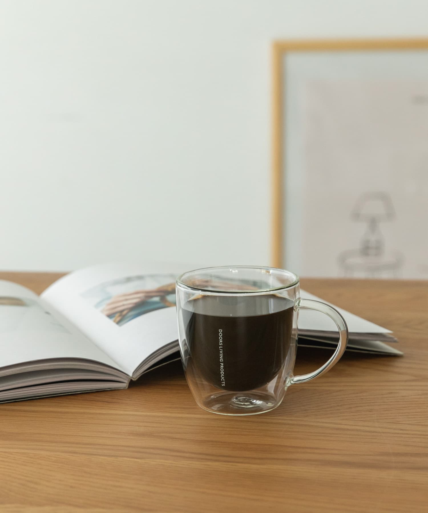 DOORS LIVING PRODUCTS　ダブルウォールグラスマグ クリア one