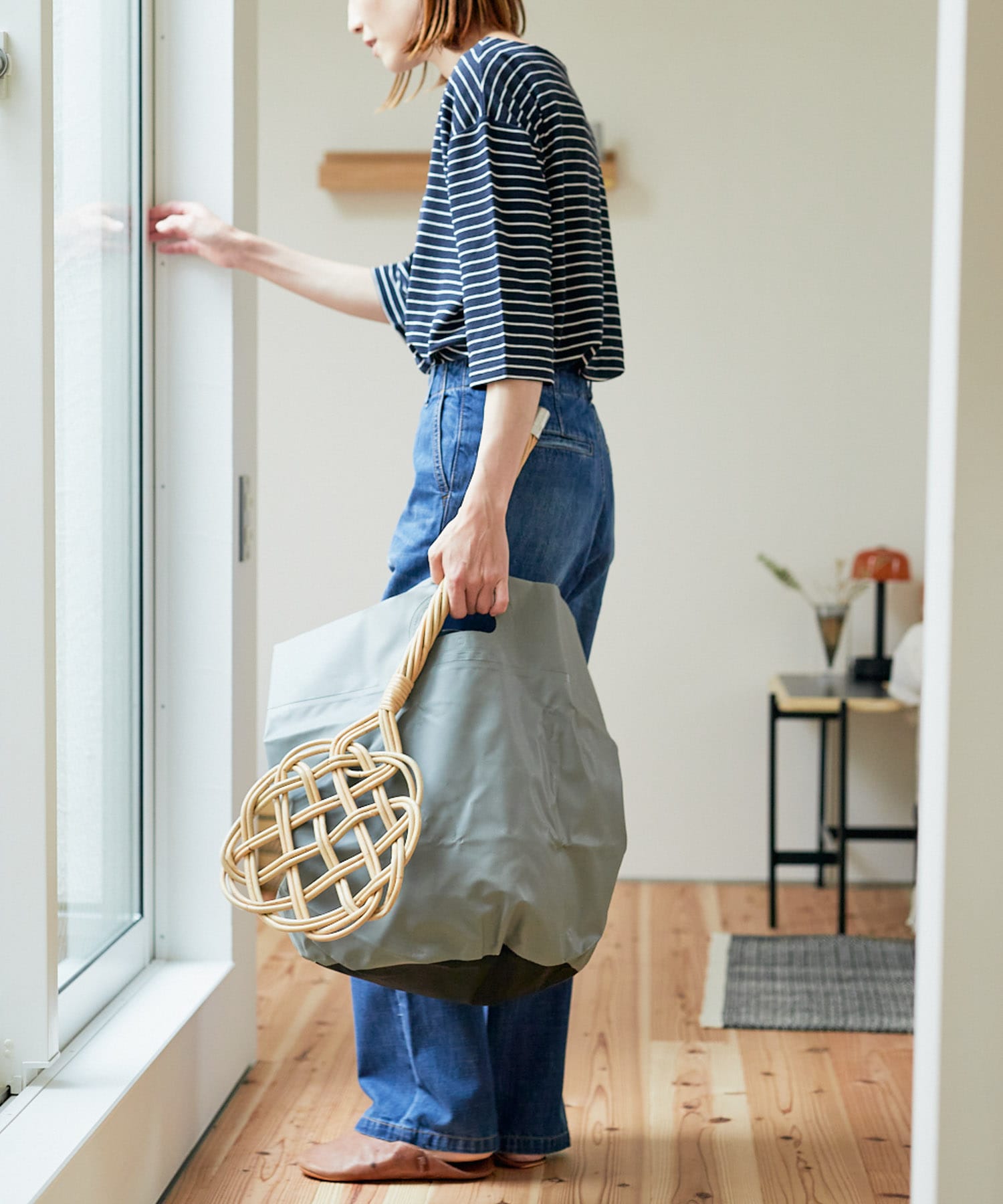 『別注』HIGHTIDE×DOORS LIVING PRODUCTS　タープバッグ M グレー M