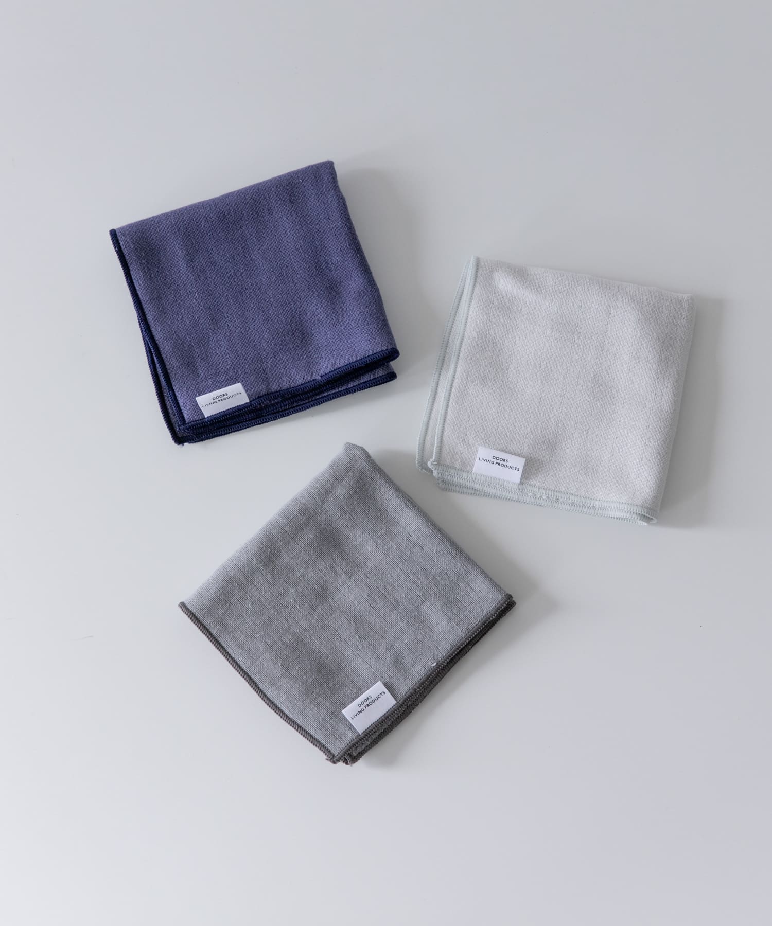 DOORS LIVING PRODUCTS　ガーゼハンカチ グレー -